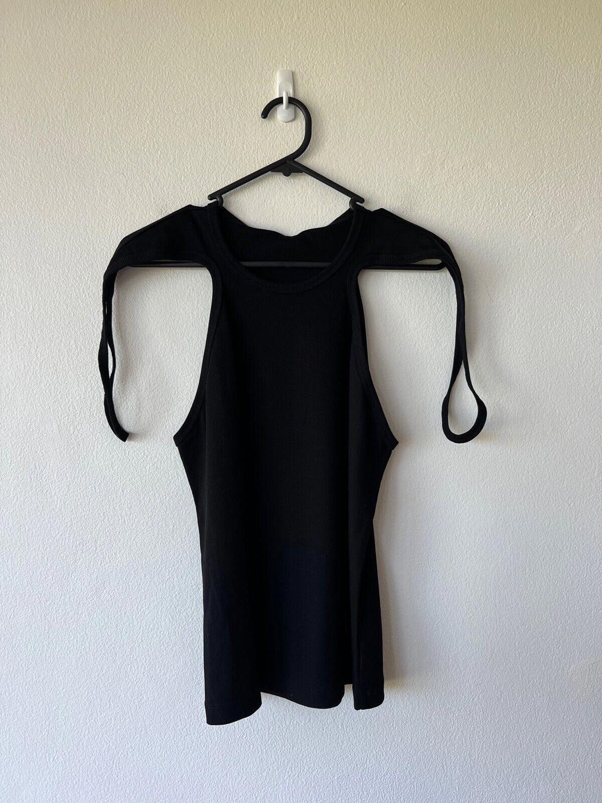 Dion Lee DION LEE Loop Black Tank Top (Womens L) Size L / US 10 / IT 46 - 1 Thumbnail