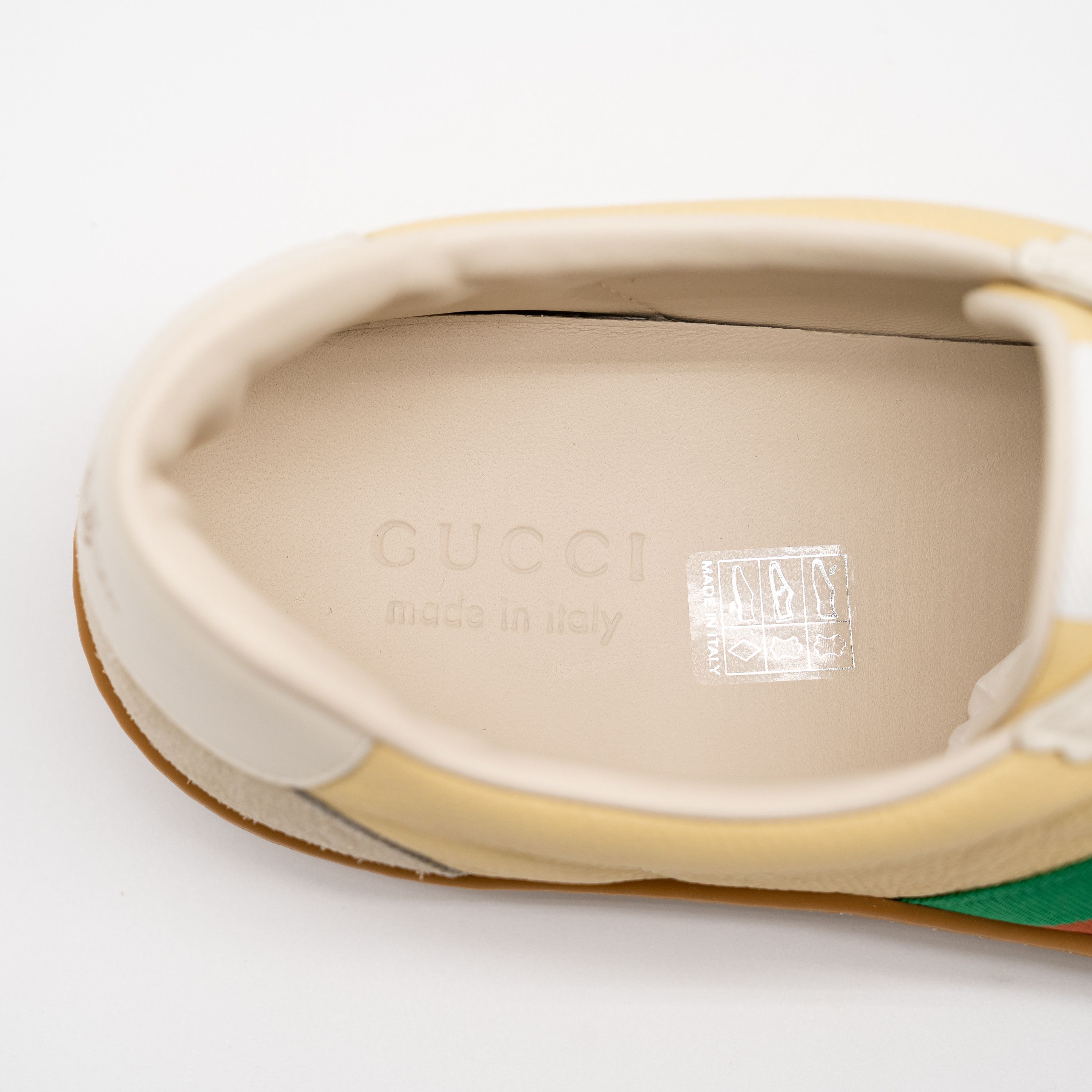Gucci Gucci Web G74 GG Sneakers Bees Yellow Web Red Green Size US 14 / EU 47 - 9 Thumbnail