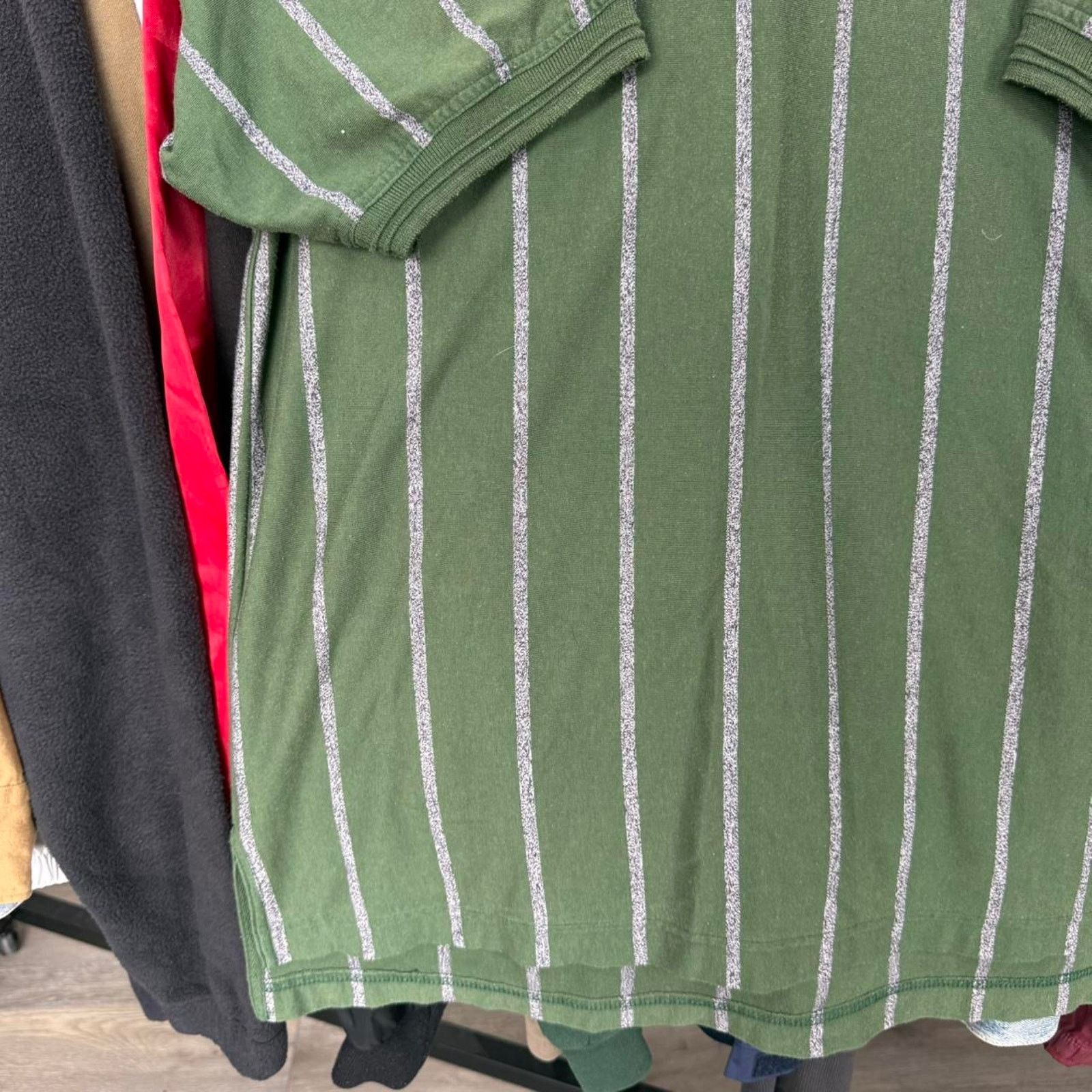 Lee Vintage 90s Green Bay Packers Striped Polo Shirt On Lee Tag Size US L / EU 52-54 / 3 - 4 Thumbnail