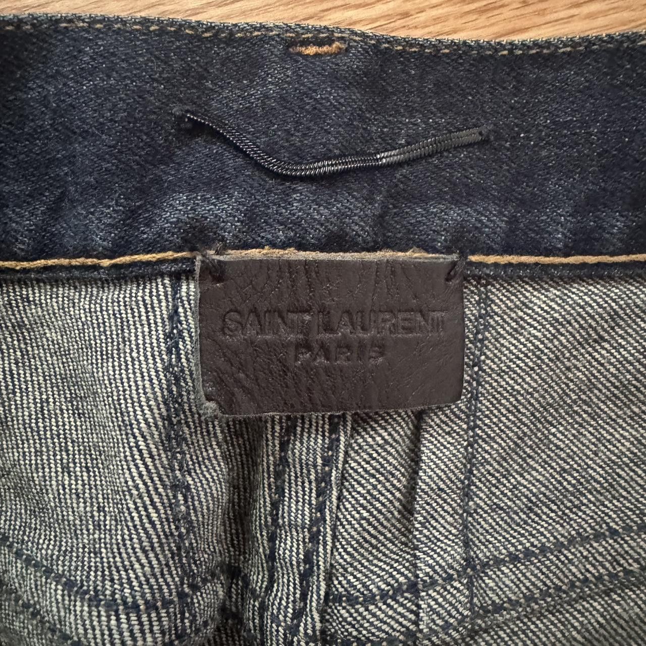 Saint Laurent Paris Saint Laurent Paris D02 SS16 Indigo Size 28 Hedi Slimane Era Size US 28 / EU 44 - 3 Thumbnail