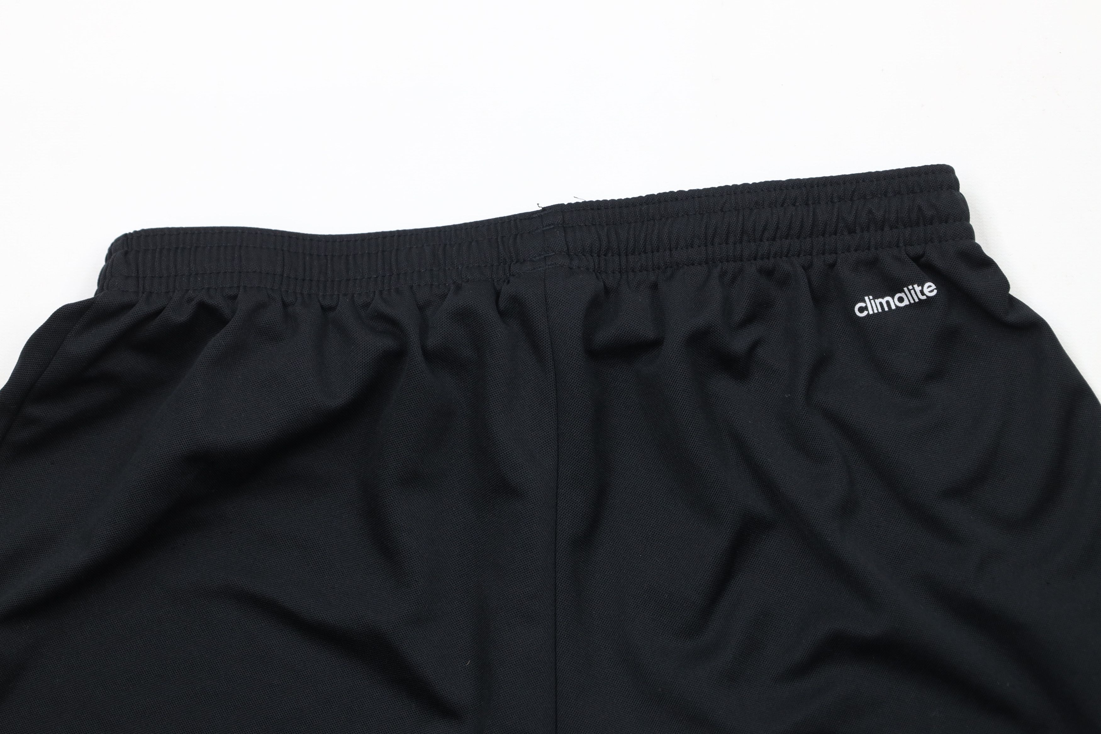 Adidas × Vintage Vintage Adidas Spell Out Running Jogging Soccer Shorts Black Size US 32 / EU 48 - 10 Thumbnail