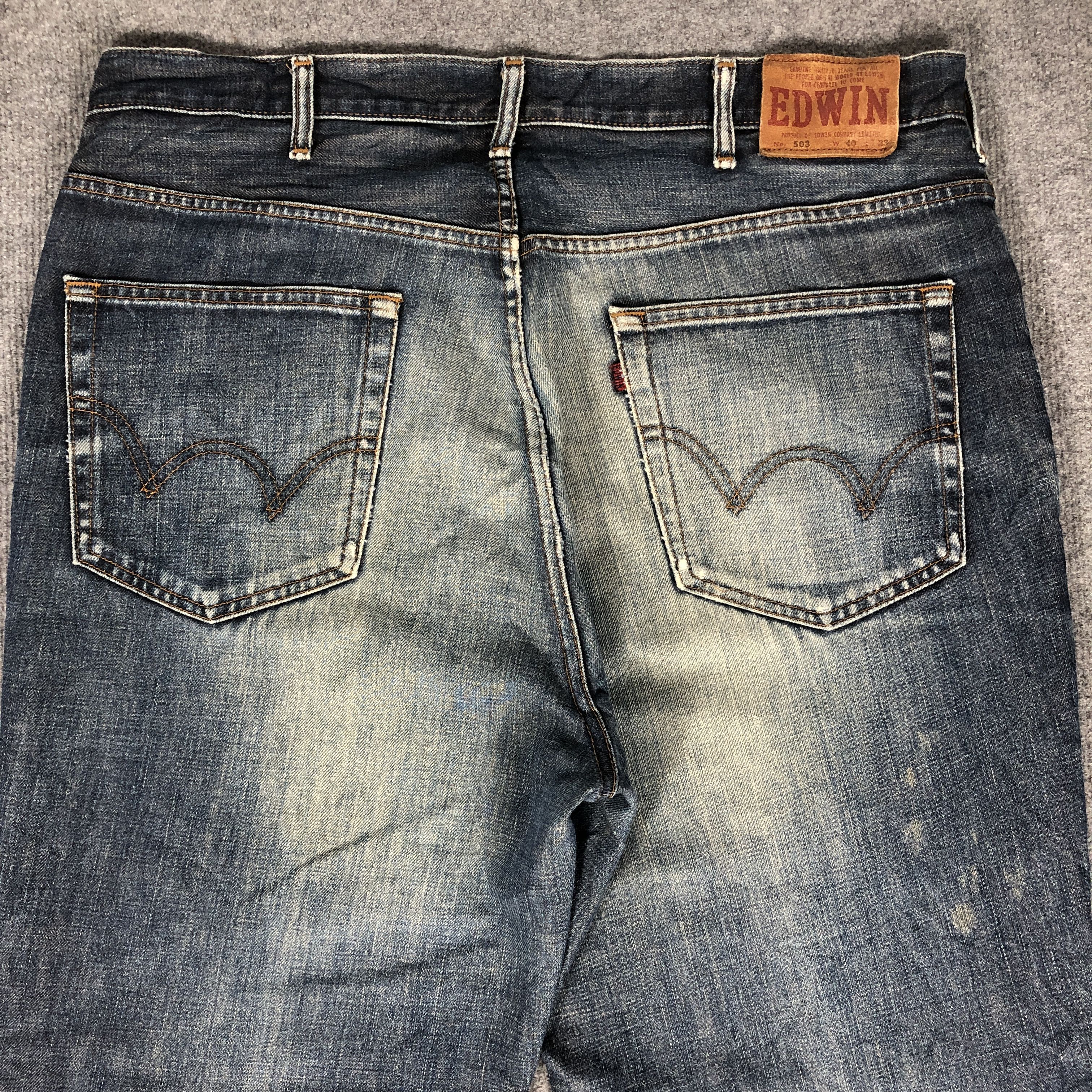 Edwin × Vintage Vintage Edwin 503 Regular Jeans L1200 Size US 39 - 5 Thumbnail