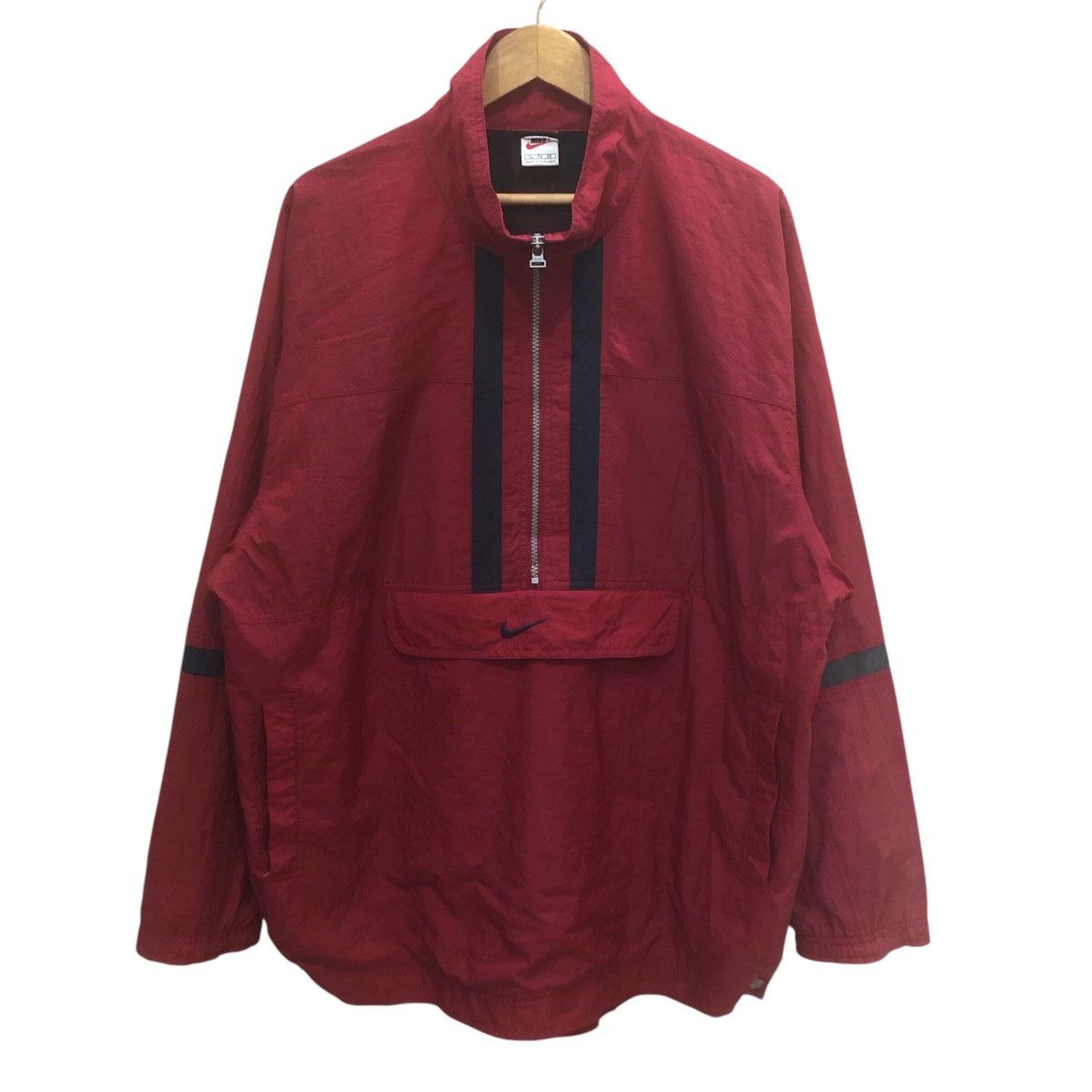 Nike × Vintage Vintage Nike Anorak half Zip Oversize Windbreaker Size US XL / EU 56 / 4 - 1 Thumbnail
