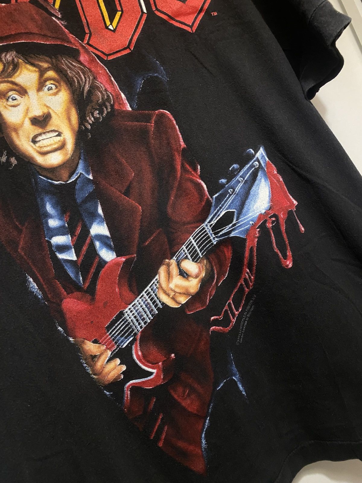 AC/DC Ac/dc vintage under license snigle stitch concert tee 90s Size US L / EU 52-54 / 3 - 6 Thumbnail