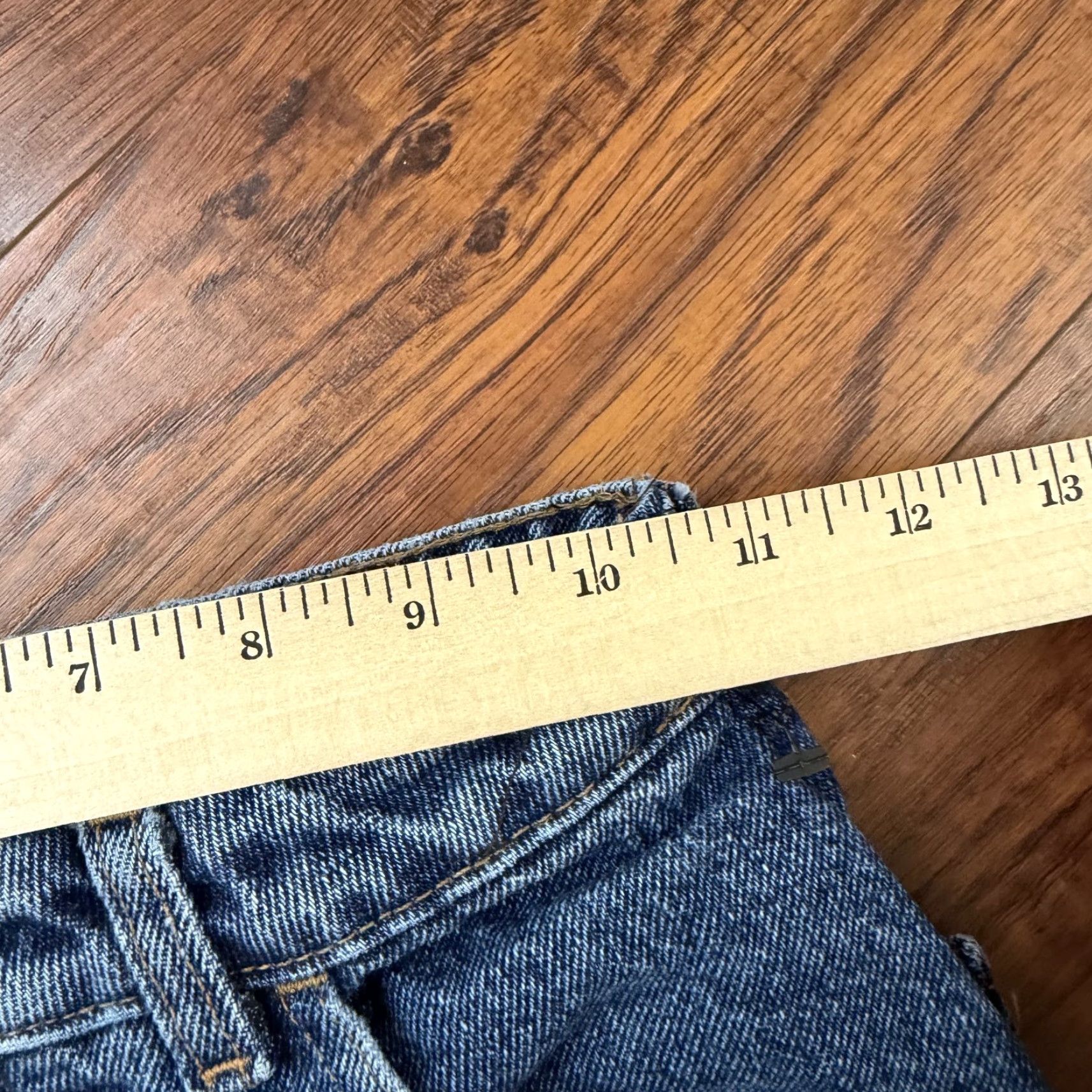 Gap VINTAGE Gap Jeans Womens 10 Straight High Rise Denim 90s Made in USA 20x32 Blue 100% Cotton Pockets Mens? Size 32" / US 10 / IT 46 - 5 Thumbnail