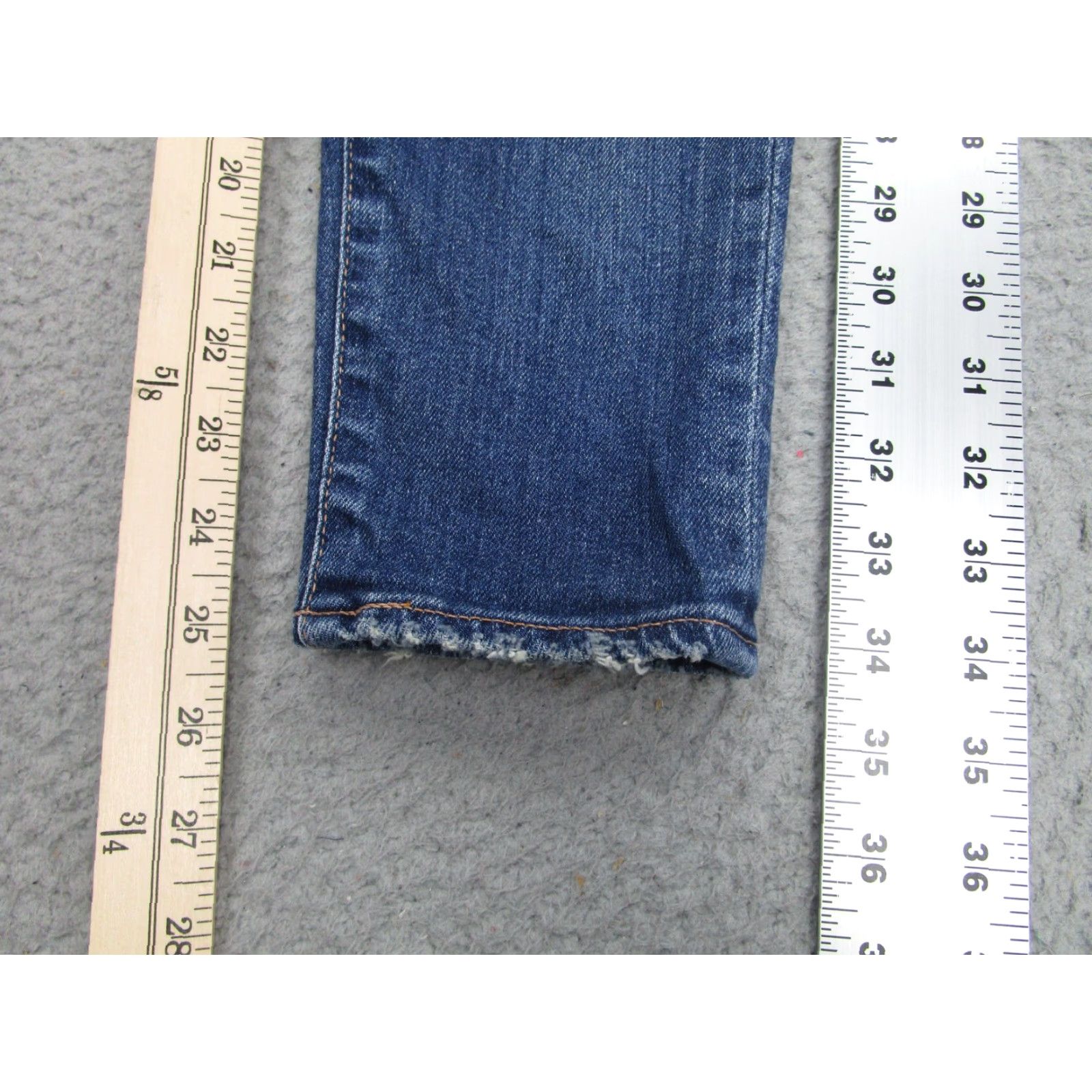 MOUSSY Moussy Vintage Jeans Womens 24 Blue Skinny Distressed Denim Made In Japan Size 42" / US 20 - 2 Thumbnail