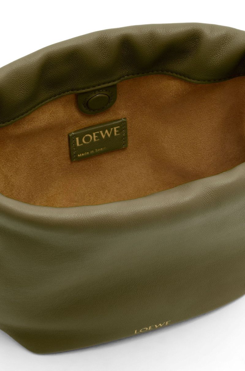Loewe o1in1g0526 Size: OS/ Mini Flamenco Purse Bag in Khaki Green Size ONE SIZE - 5 Thumbnail