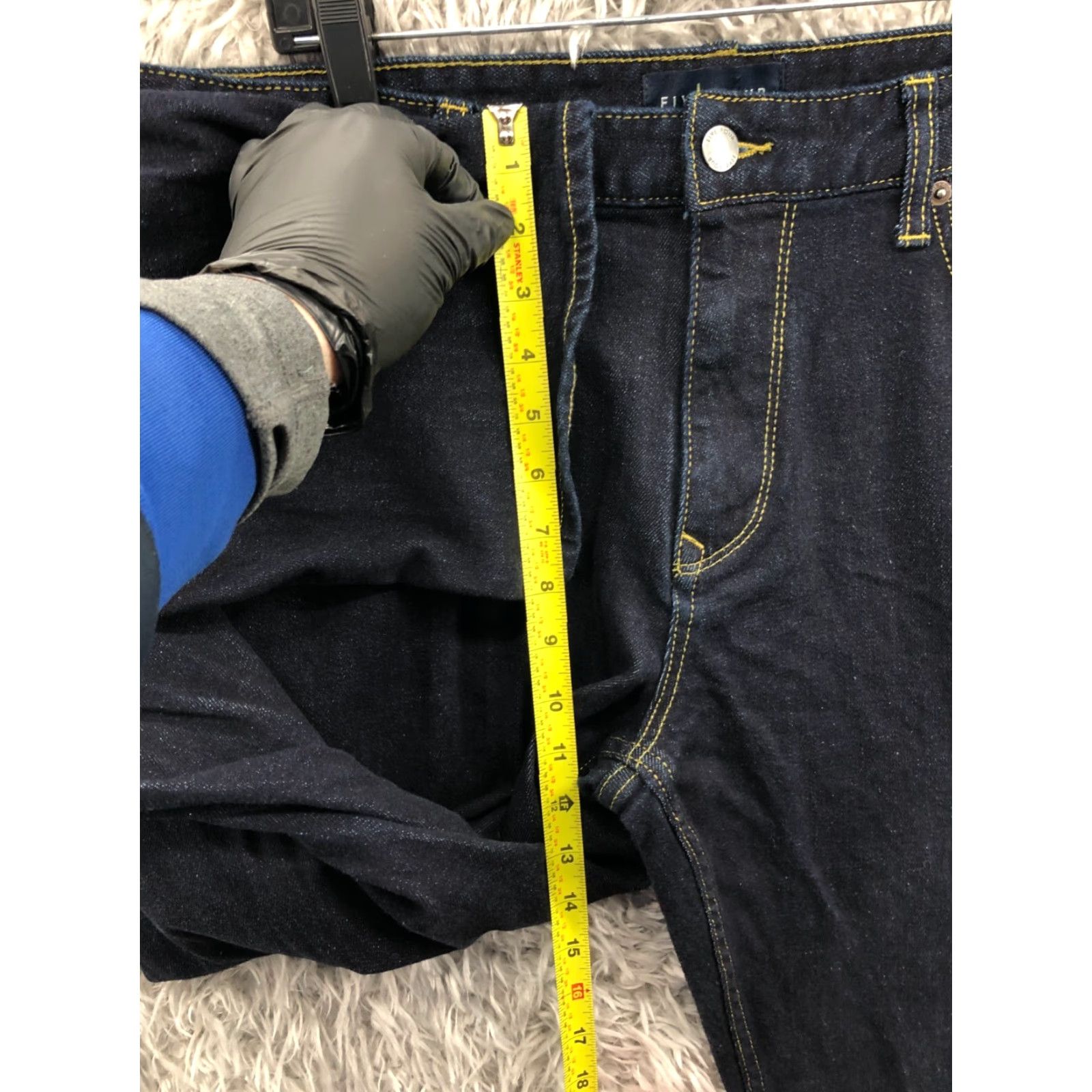 Vintage Five Four Jeans Relaxed Straight Size 36 Mens Mid Blue Wash Denim 5-Pocket Inseam 32 Size US 36 / EU 52 - 4 Thumbnail