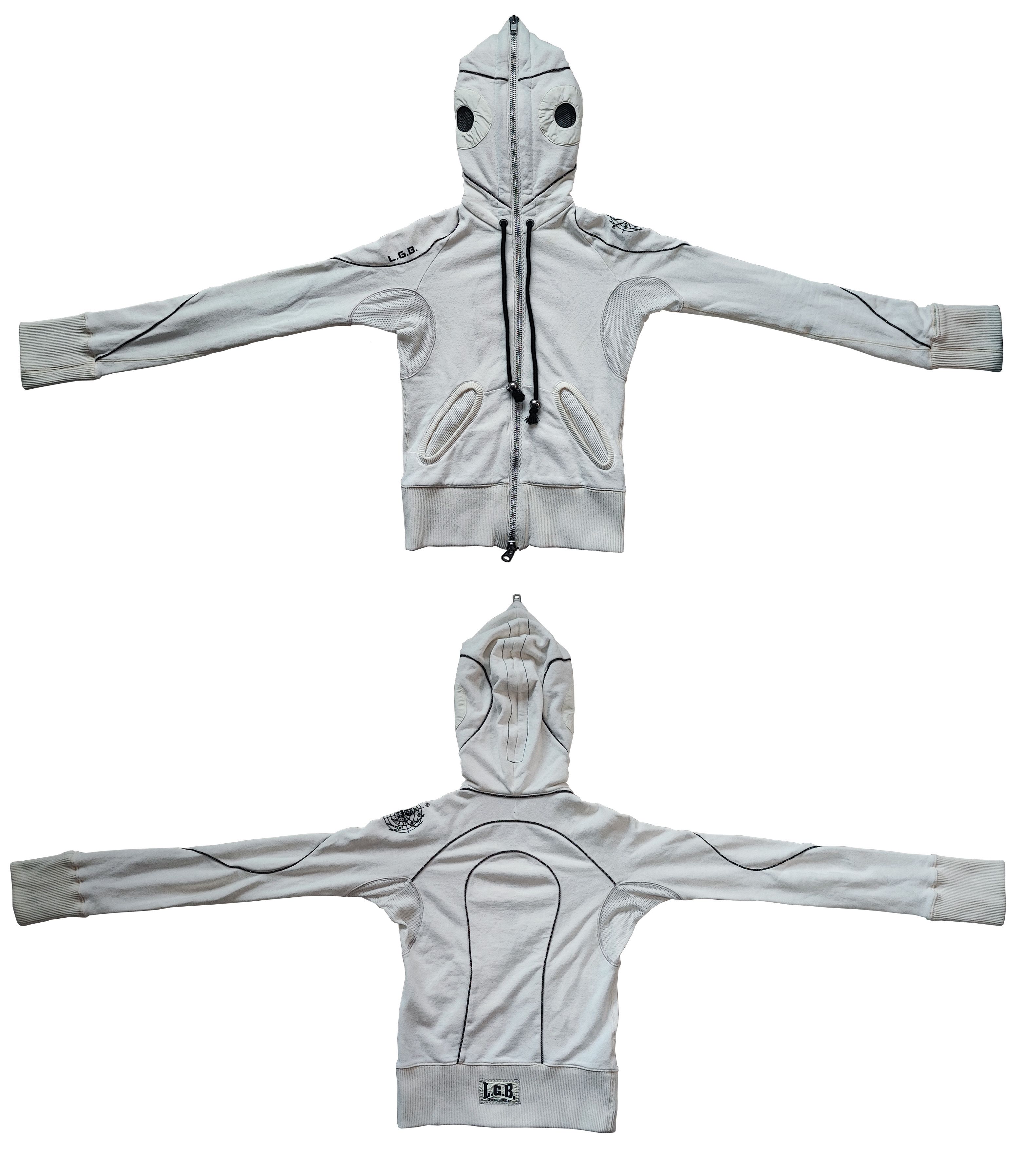 Le Grande Bleu (L.G.B.) LGB spider hoodie 1 white Size US XS / EU 42 / 0 - 2 Thumbnail