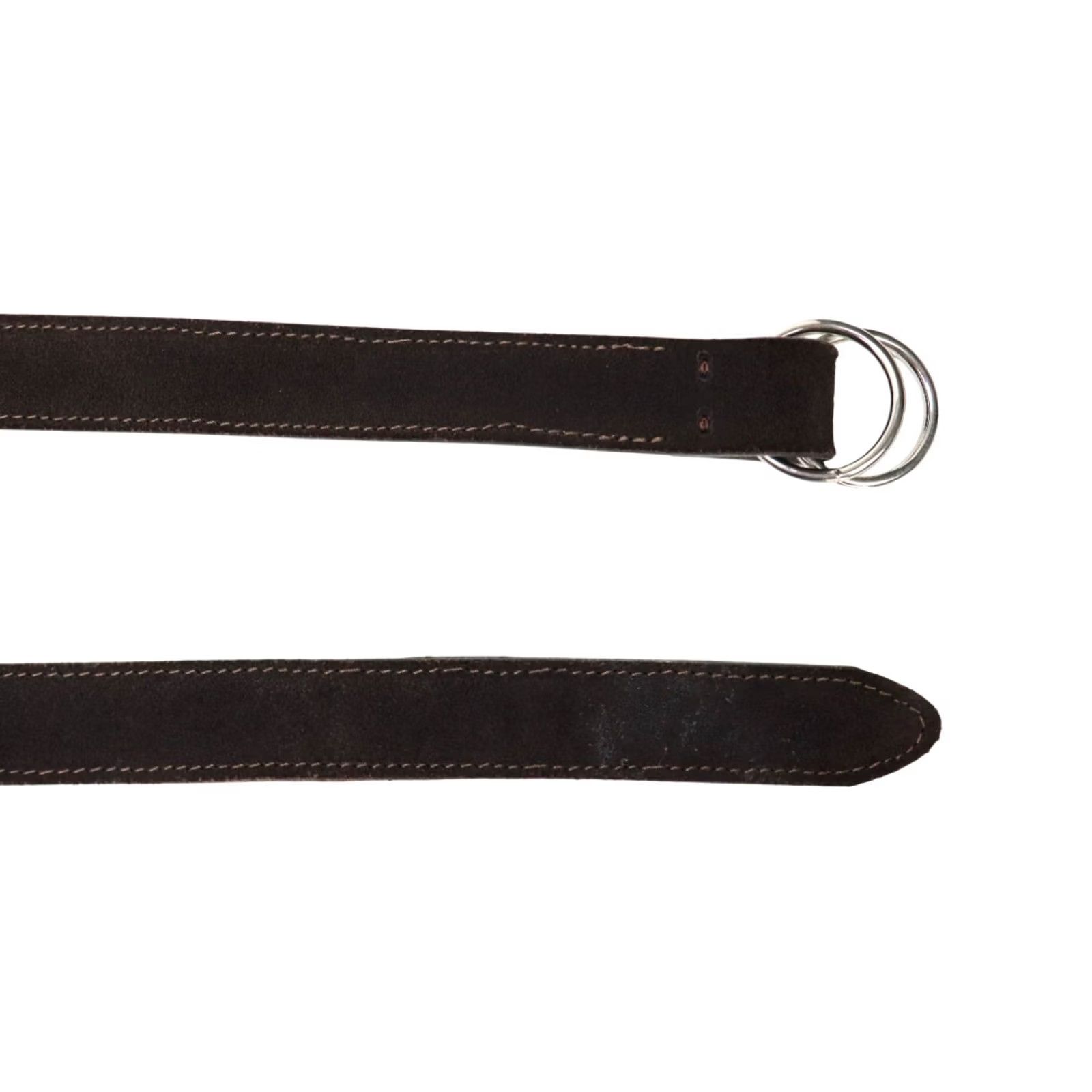 Suitsupply SUITSUPPLY Belt Women's 95/38 Brown Suede Ring Buckle Waist Size ONE SIZE - 5 Thumbnail