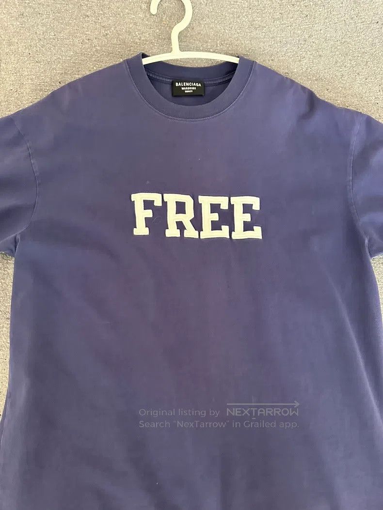 Balenciaga Balenciaga Purple short-sleeve T-shirt, XXS size. Free let Size US XXS / EU 40 - 1 Thumbnail