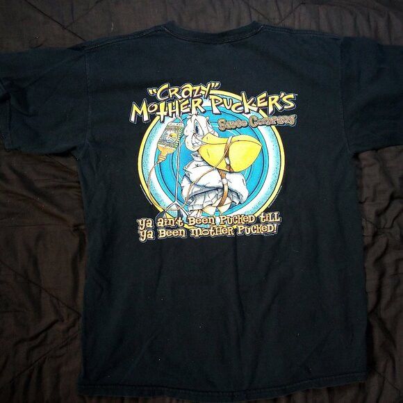 Vintage Vintage Crazy Motherpucker's Sauce Company T-Shirt Size US L / EU 52-54 / 3 - 4 Thumbnail