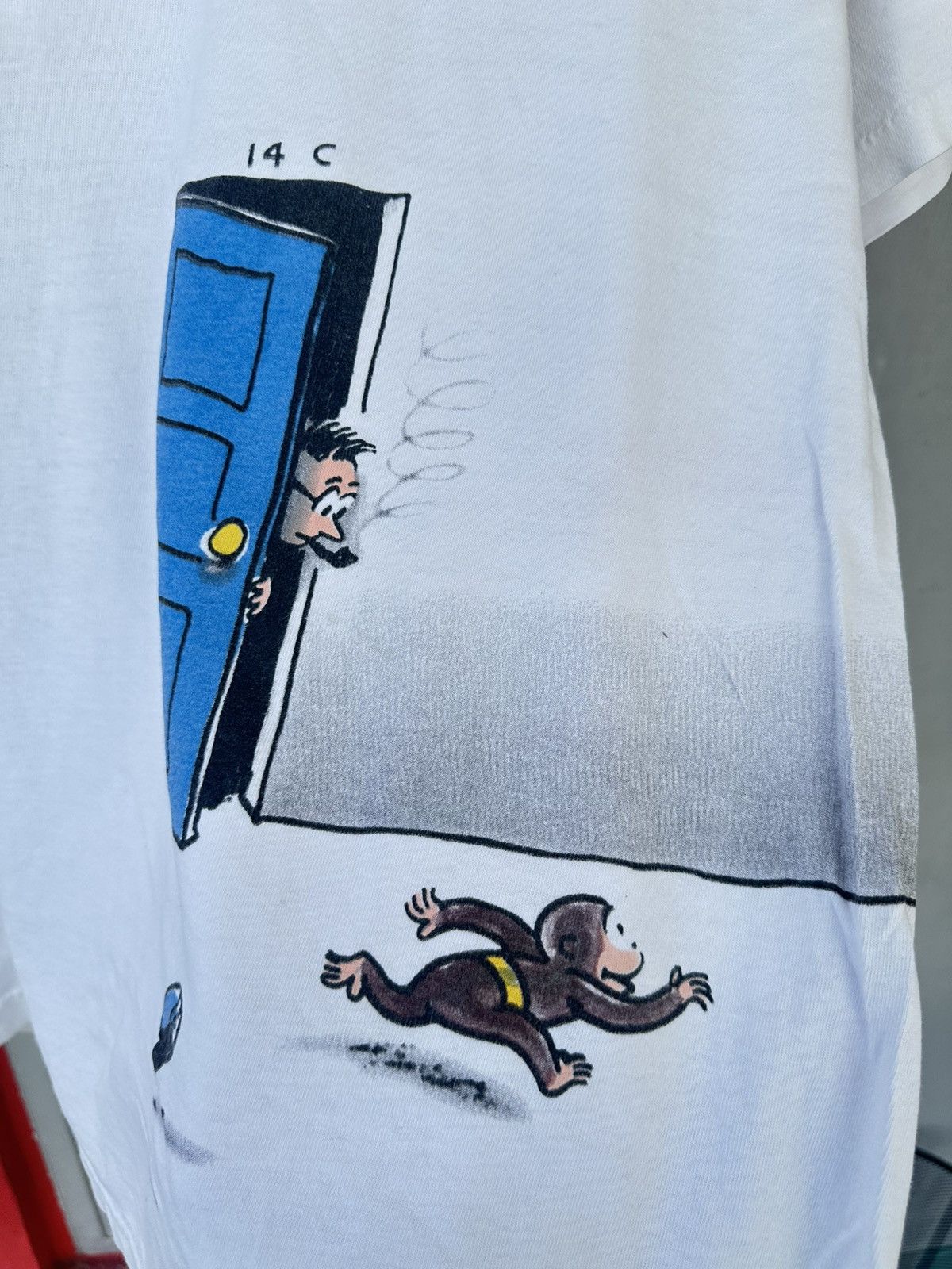 Vintage Vintage 90s Curious George Tee Size US L / EU 52-54 / 3 - 6 Thumbnail