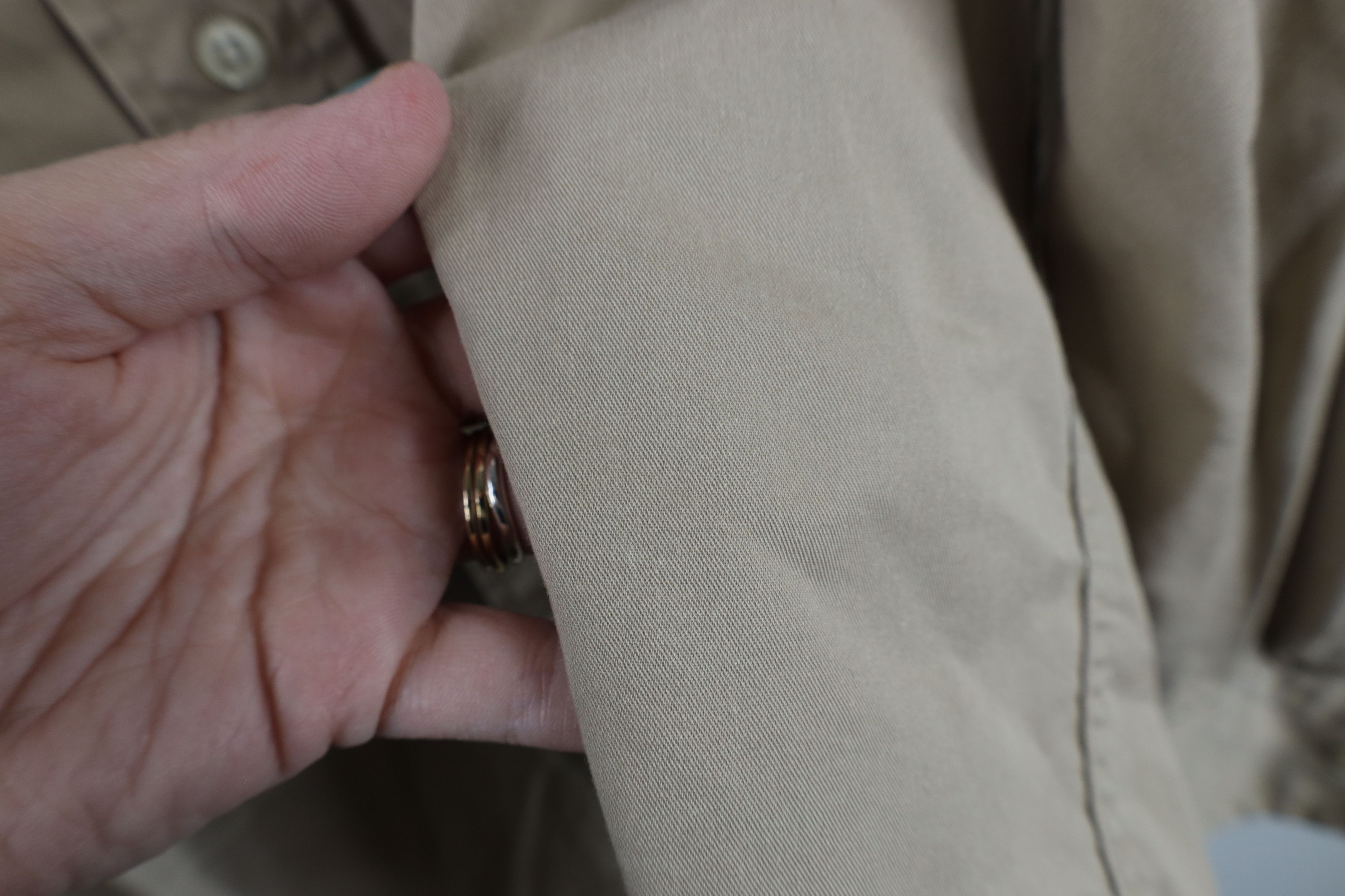 Polo Ralph Lauren Vintage 90s Ralph Lauren Fit Button Down Shirt Beige USA Size US L / EU 52-54 / 3 - 6 Thumbnail