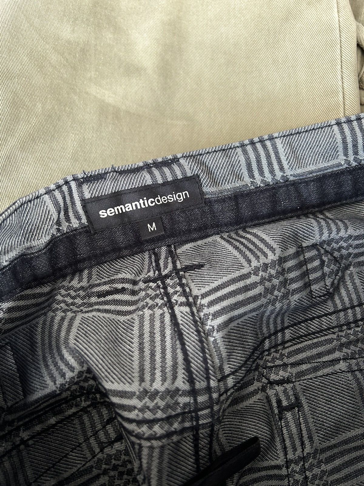 semanticdesign Semantic Design Cargo Zip Pants Size US 31 - 13 Thumbnail