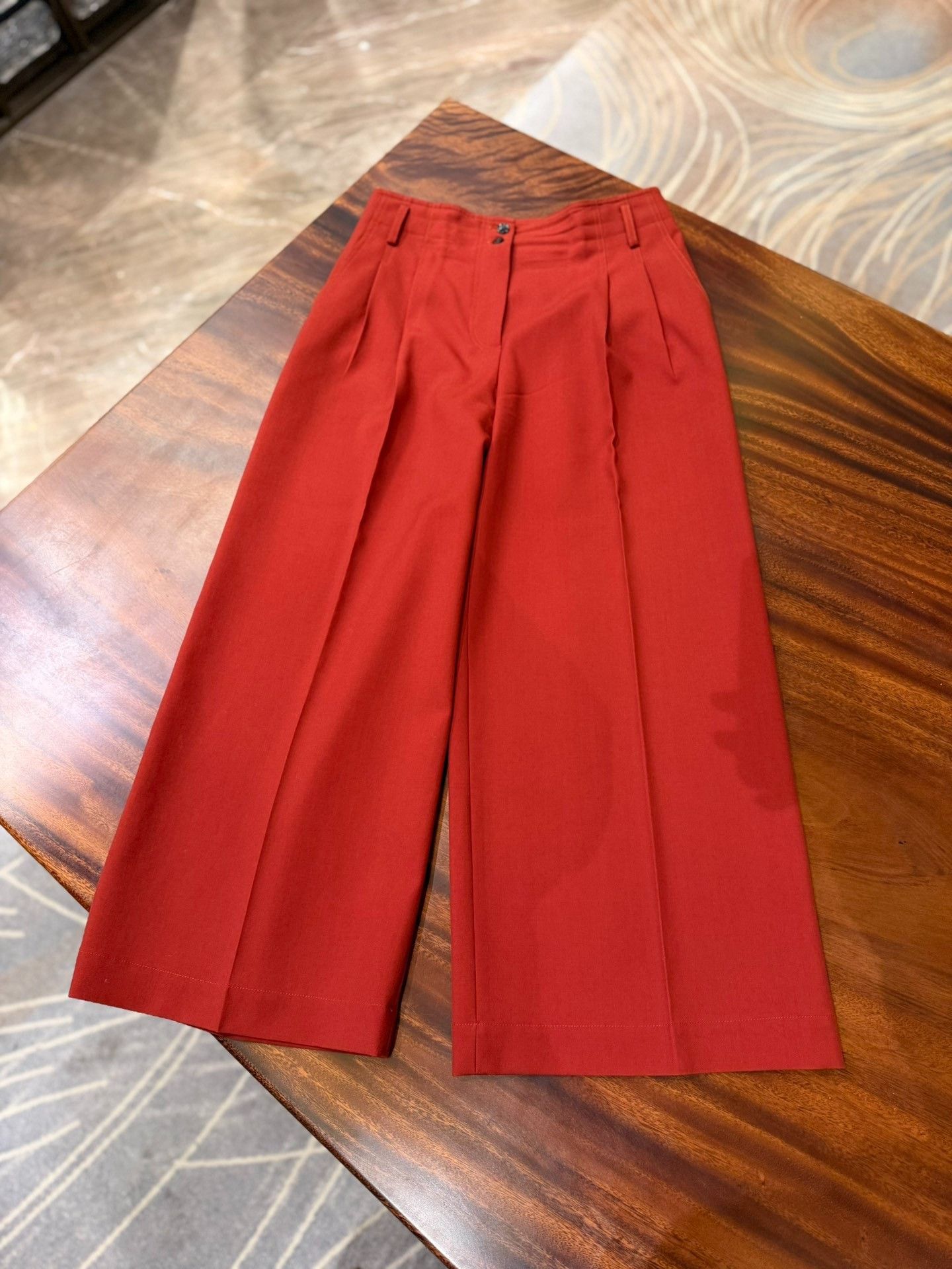 Dior Dior Wool Wide-Leg Pants Size FR 40 Size 28" / US 6 / IT 42 - 1 Thumbnail