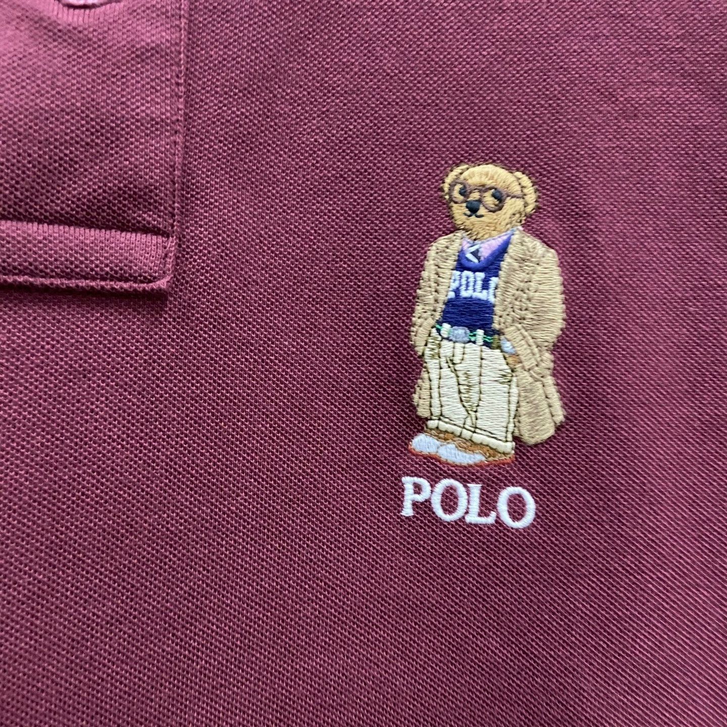 Polo Ralph Lauren Polo Ralph Lauren Bear Embroidery Tee Size US M / EU 48-50 / 2 - 2 Thumbnail