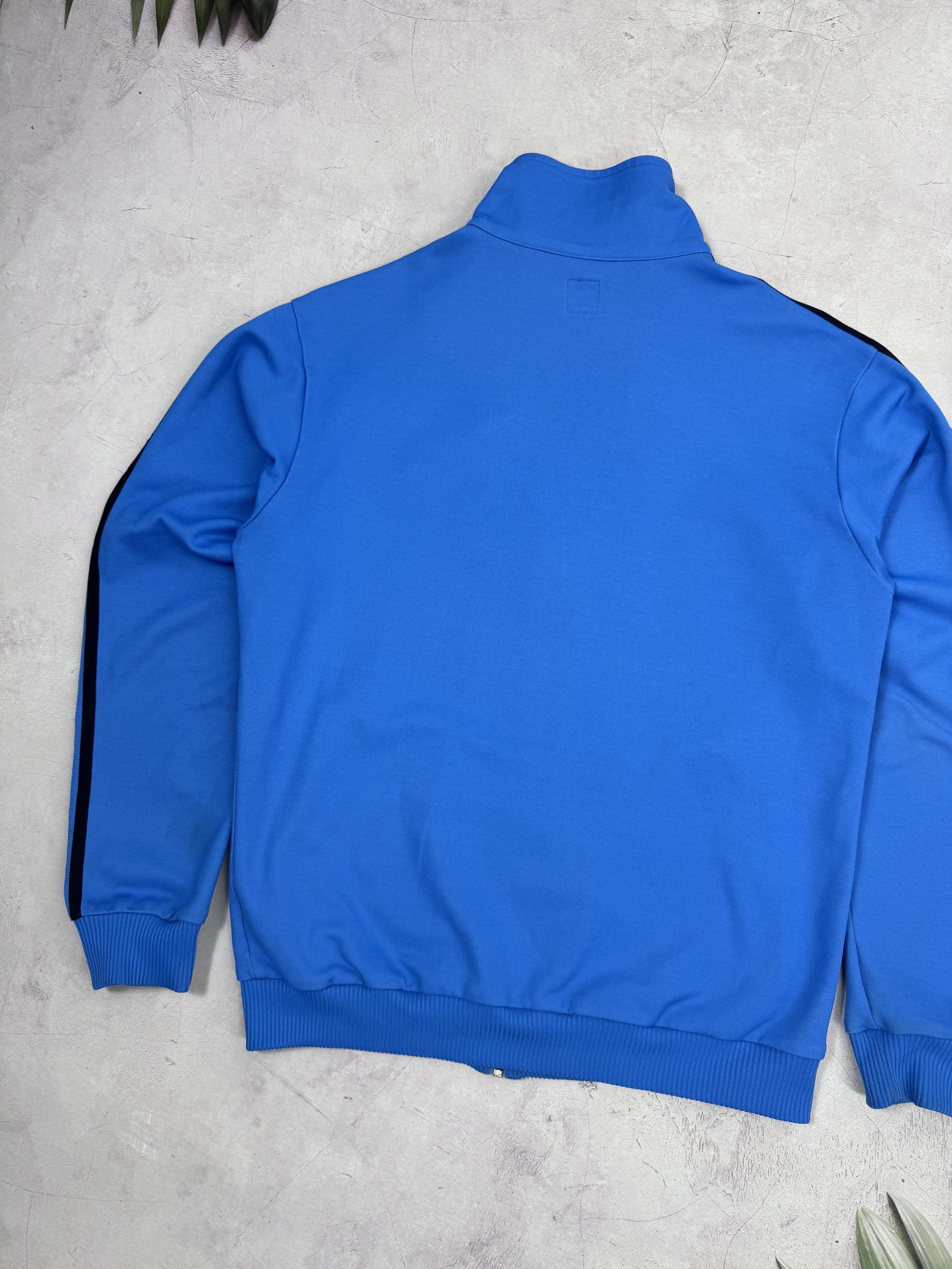 Adidas × Vintage Y2K Adidas Track Jacket Blue & Black Stripes Size US M / EU 48-50 / 2 - 21 Thumbnail