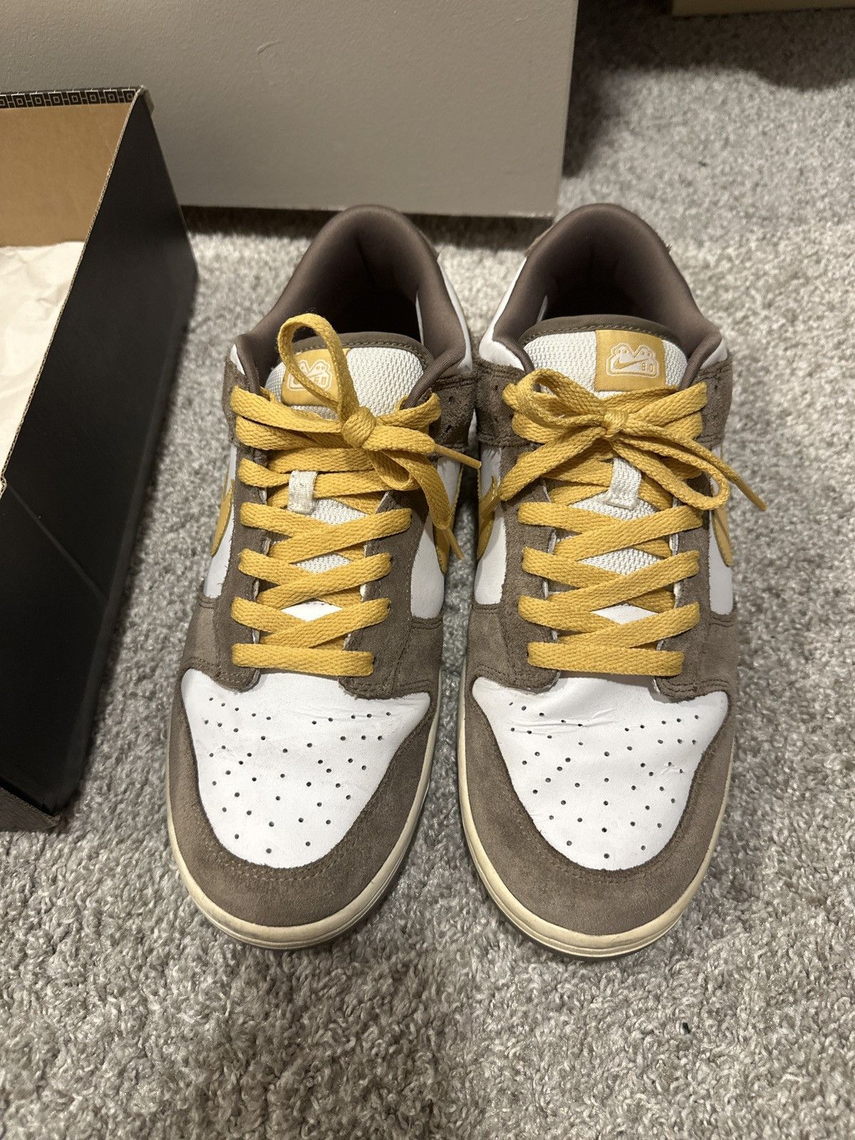 Dunk Low 6.0 Nke White Solar Flare-Olive Khaki