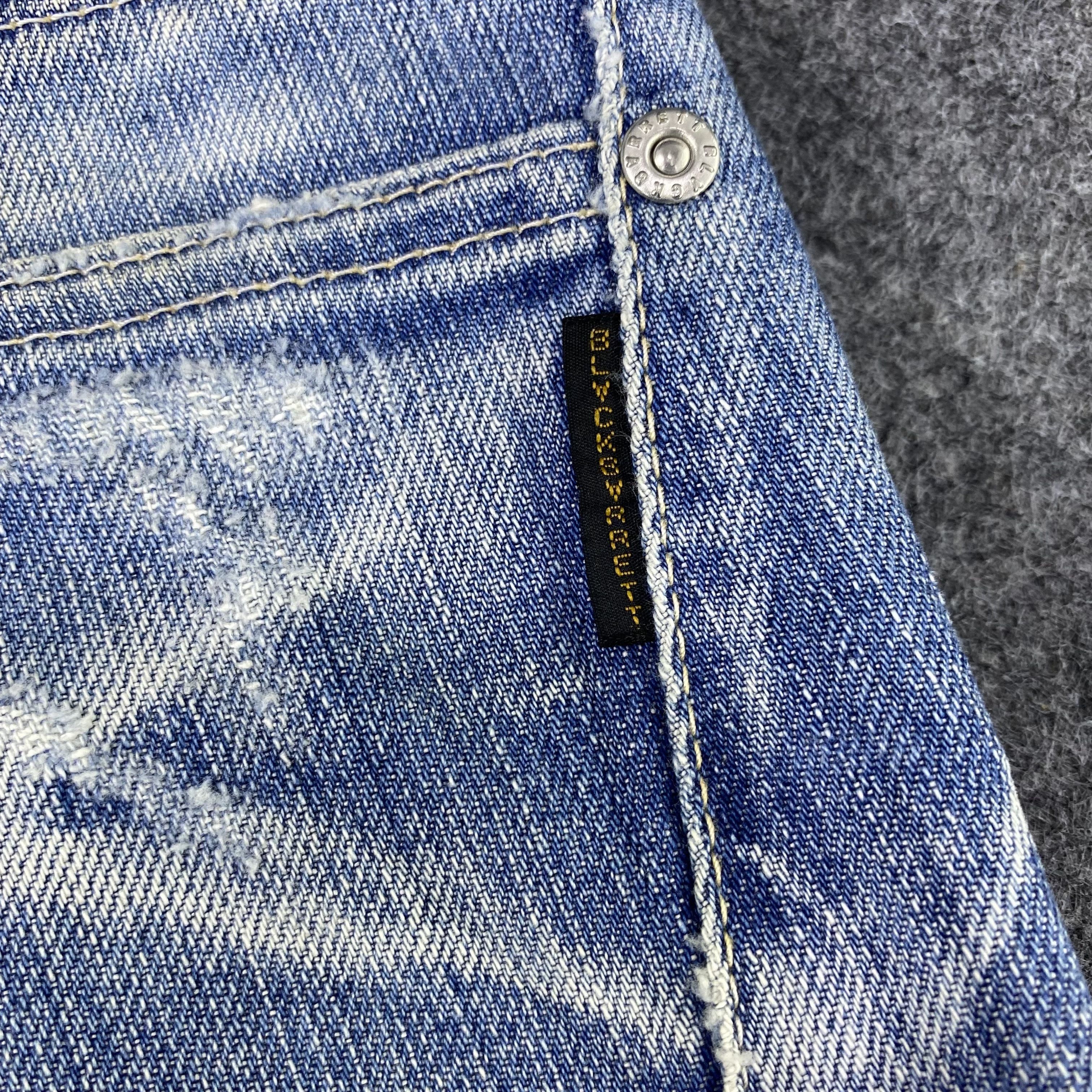 Black Barrett × Jean × Neil Barrett Black Barrett by Neil Barrett Blue Wash Jeans-J1188 Size US 32 / EU 48 - 7 Thumbnail