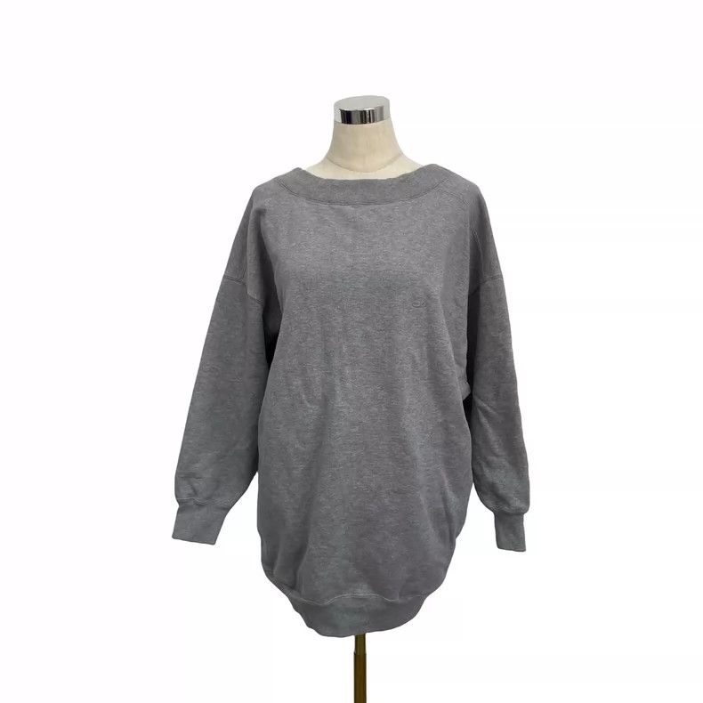 Balenciaga Balenciaga Grey Embroidered Double B Sweatshirt Size US S / EU 44-46 / 1 - 5 Thumbnail