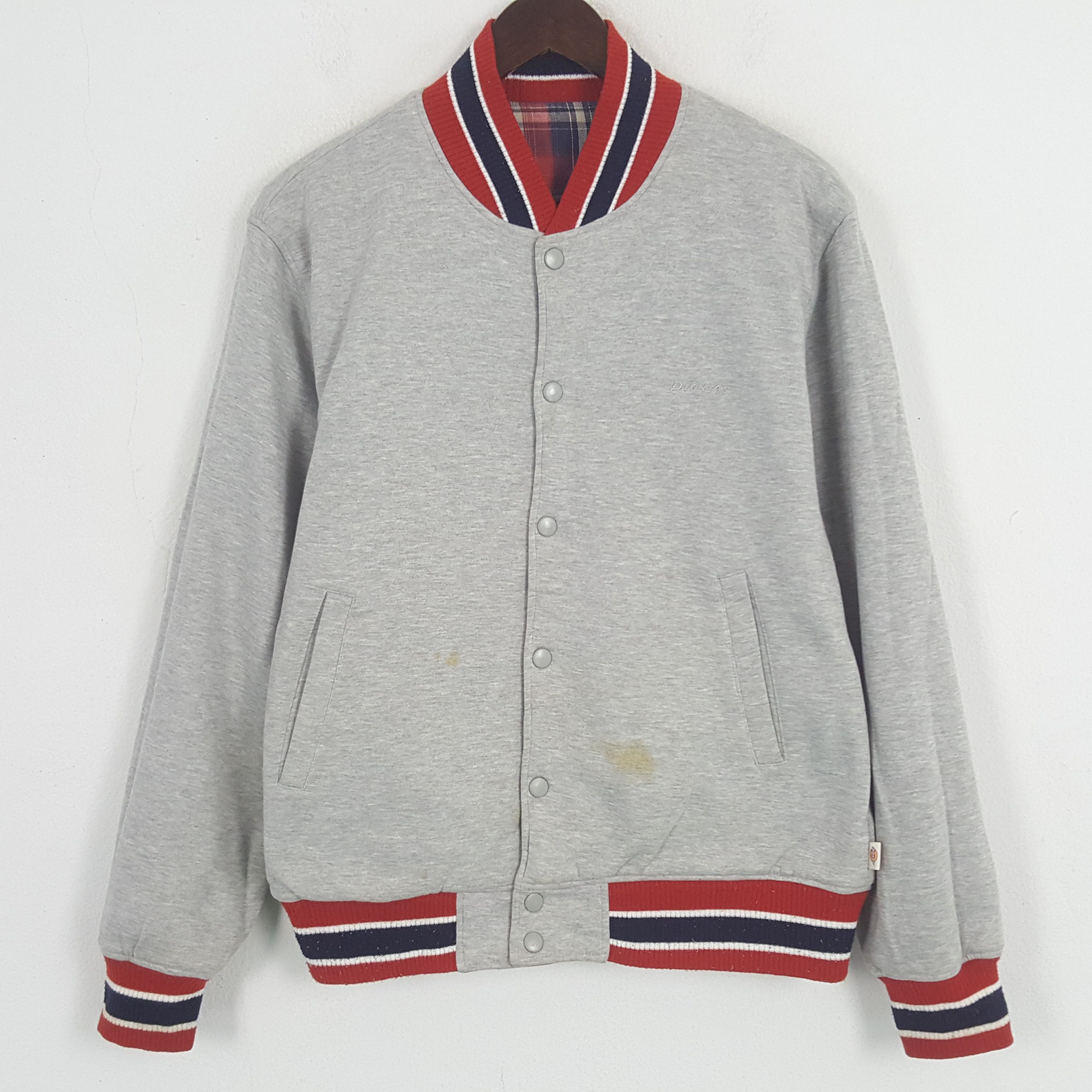 Dickies × Vintage Vintage Dickies Wool Custom Skull Reversible Bomber Jacket Size US M / EU 48-50 / 2 - 5 Thumbnail