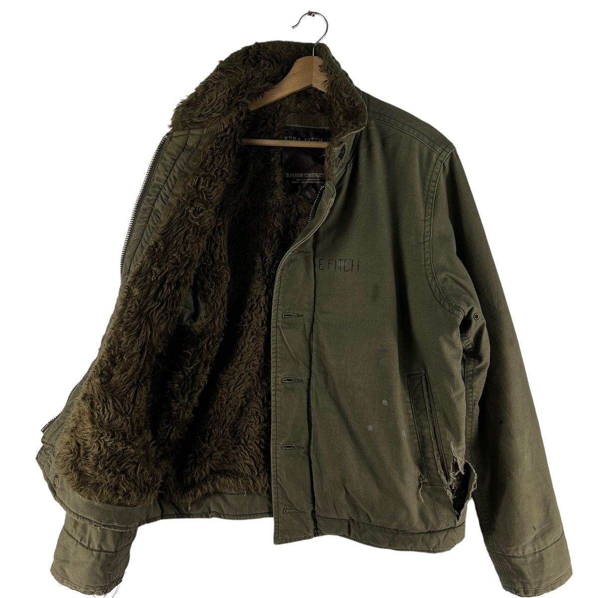 Japanese Brand 🔥Deck Jacket USN Design Style Mink Fur Lining Size US S / EU 44-46 / 1 - 9 Thumbnail