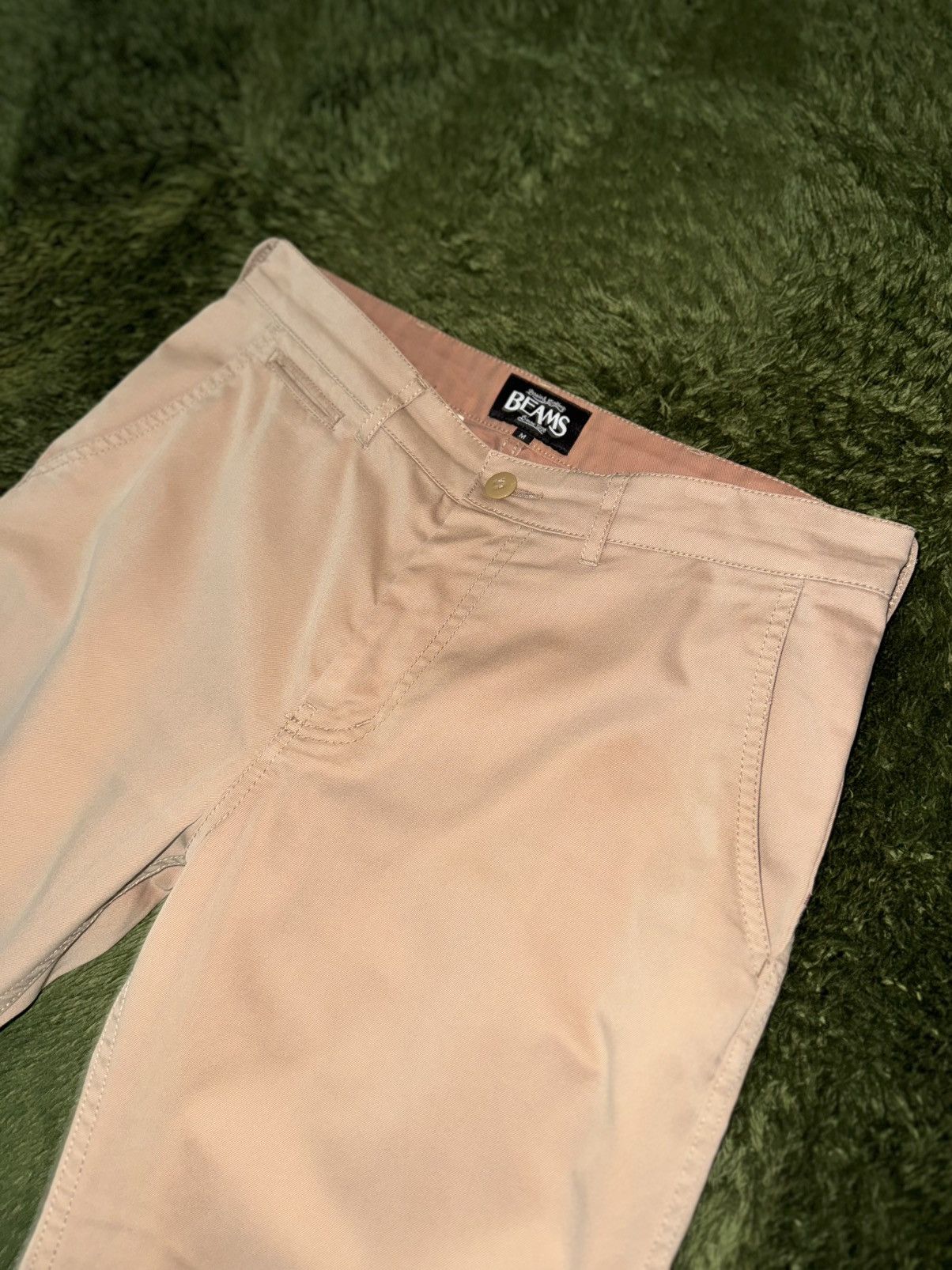 Beams Japan [M] Beams Japan Cotton Chino Pants Beige Size US 32 / EU 48 - 2 Thumbnail
