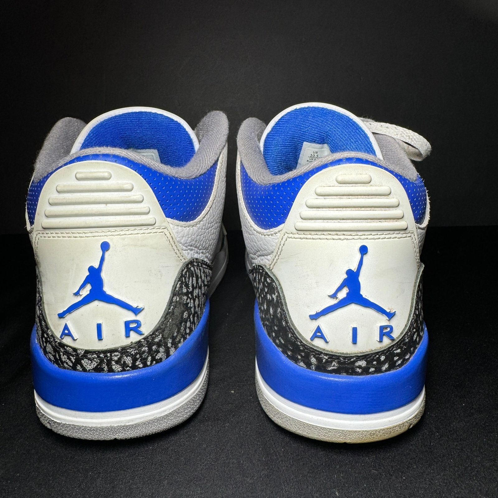 Jordan Brand × Nike Nike Air Jordan 3 Retro Racer Blue Men's Shoes - Size 10.5 Size US 10.5 / EU 43-44 - 5 Thumbnail