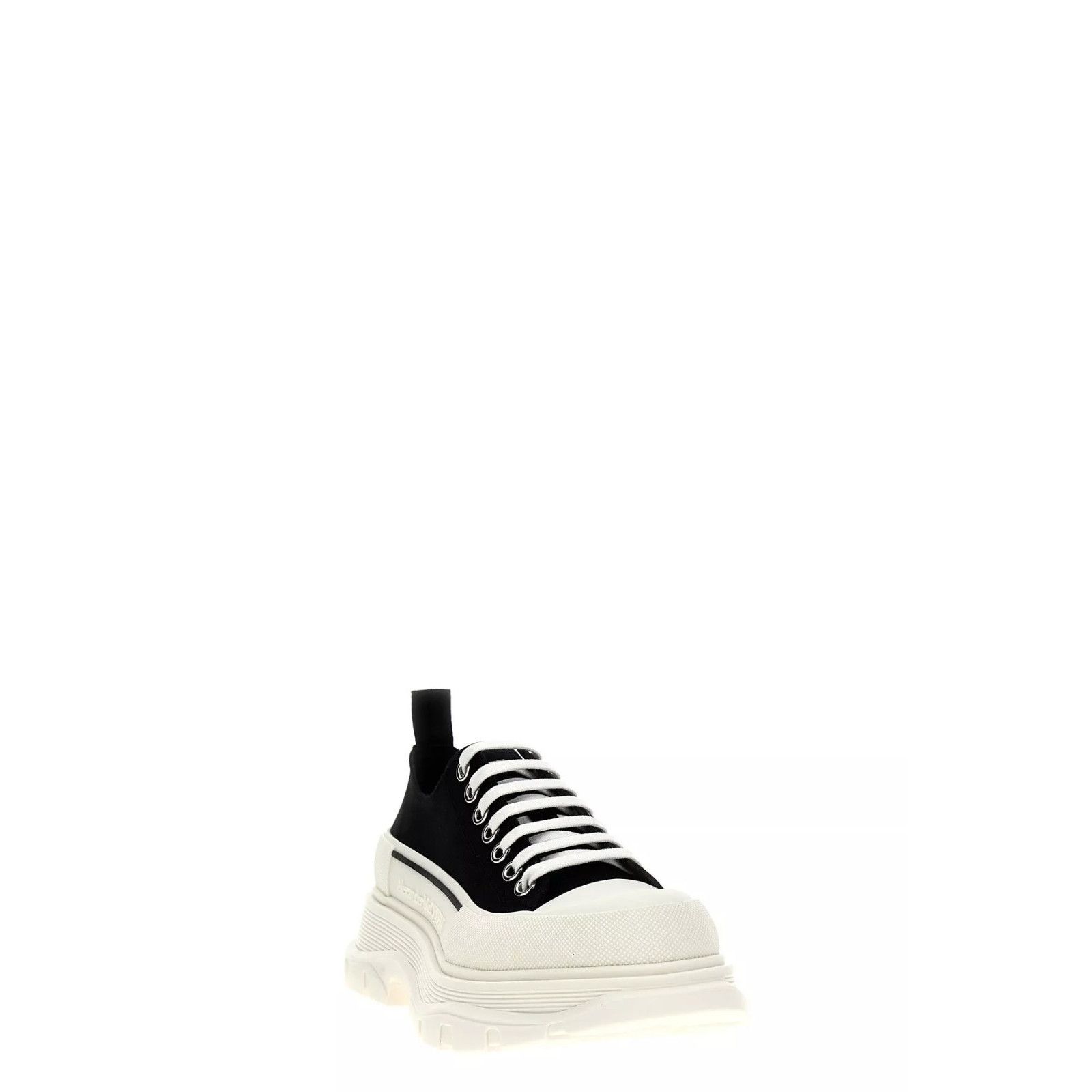 Alexander McQueen ALEXANDER MCQUEEN White/Black Sneakers New & Authentic (Men' Size US 7 / EU 40 - 4 Thumbnail