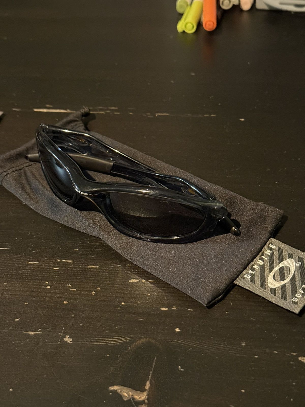 Oakley OAKLEY UNKNOWN CRYSTAL BLACK SUNGLASSES Size ONE SIZE - 8 Thumbnail