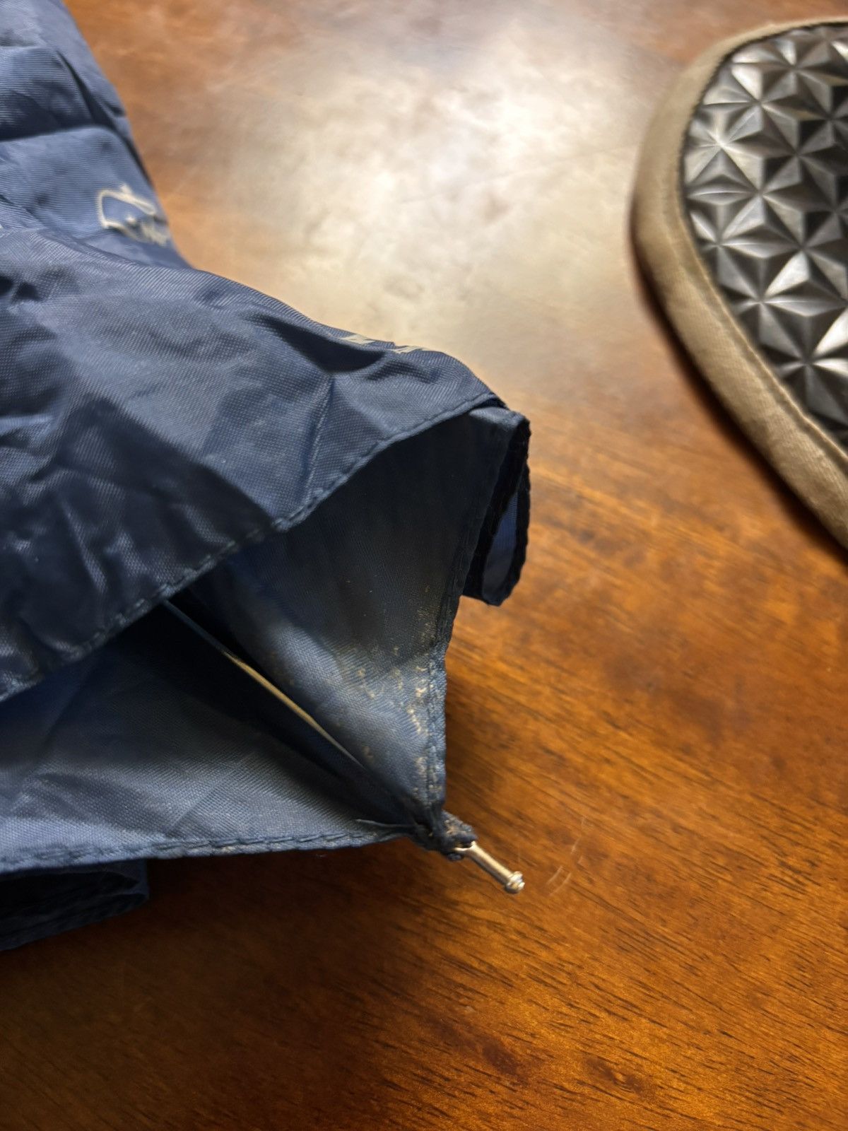 Dior VTG Dior Trotter Blue Monogram Umbrella with Leather Case Size ONE SIZE - 9 Thumbnail