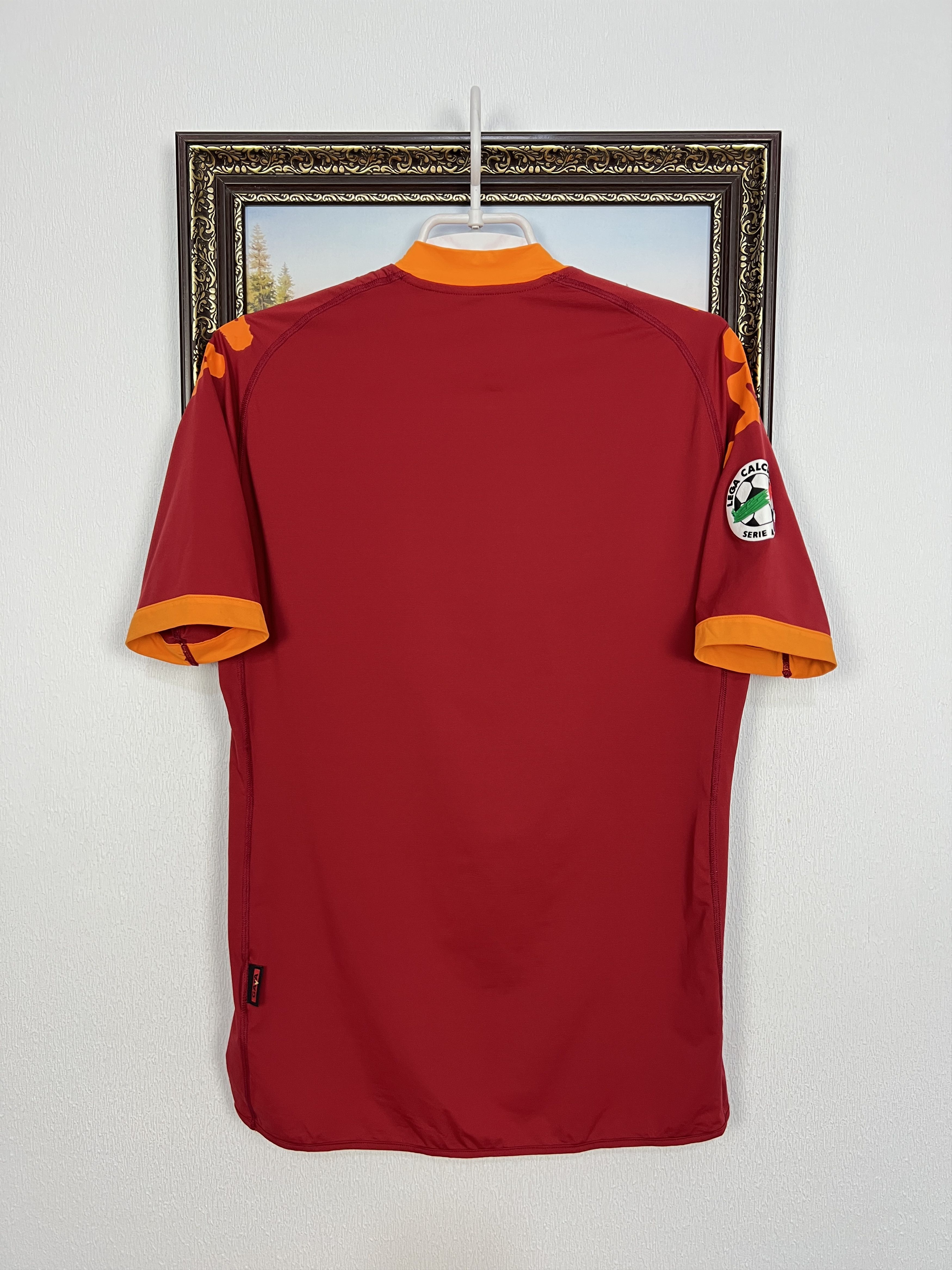 Kappa Roma Home football shirt 2009 Soccer Kappa Maglia Mens Size US XS / EU 42 / 0 - 11 Thumbnail