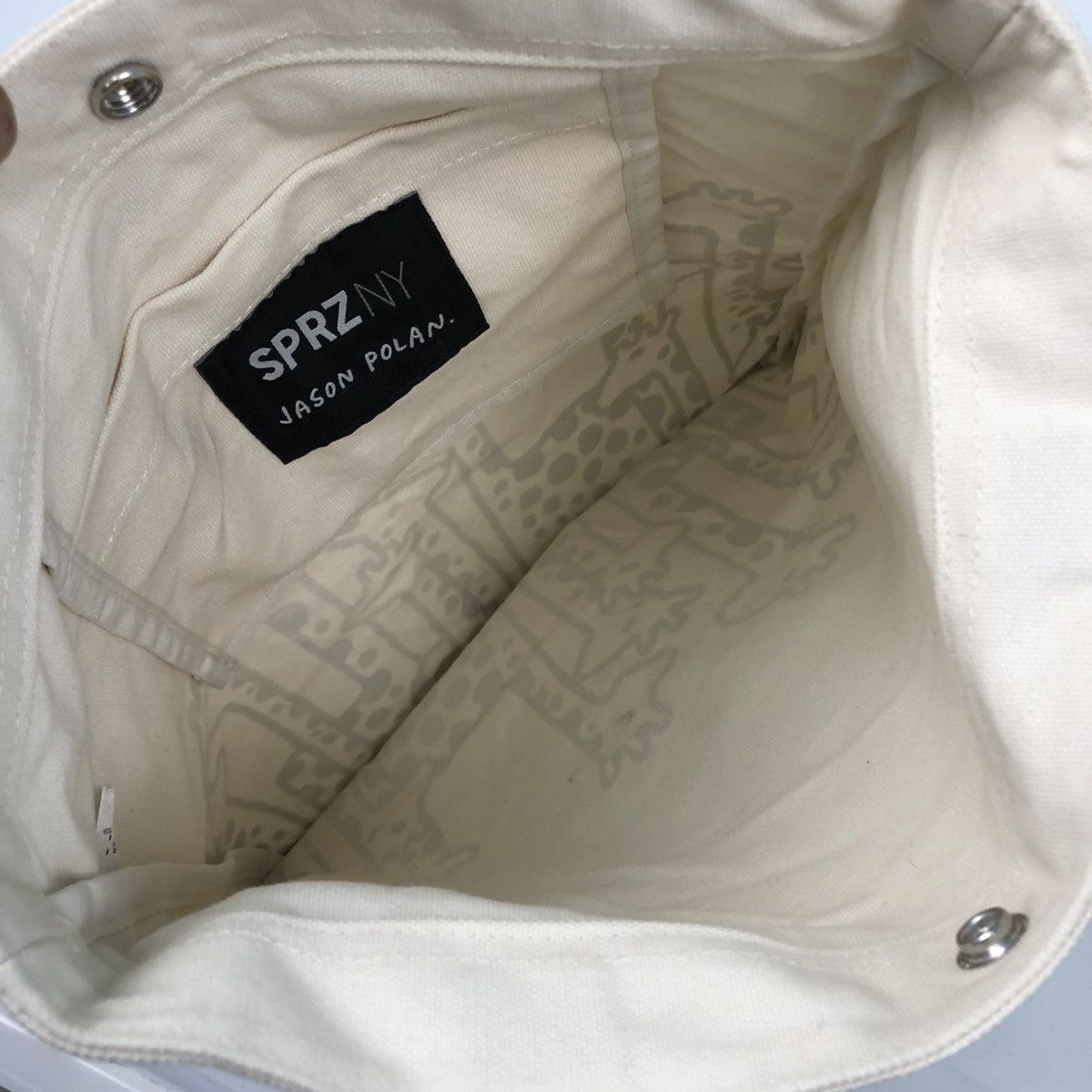 Uniqlo SPRZ NY JASON POLAN. BY UNIQLO CANVAS TOTE BAG Size ONE SIZE - 7 Thumbnail