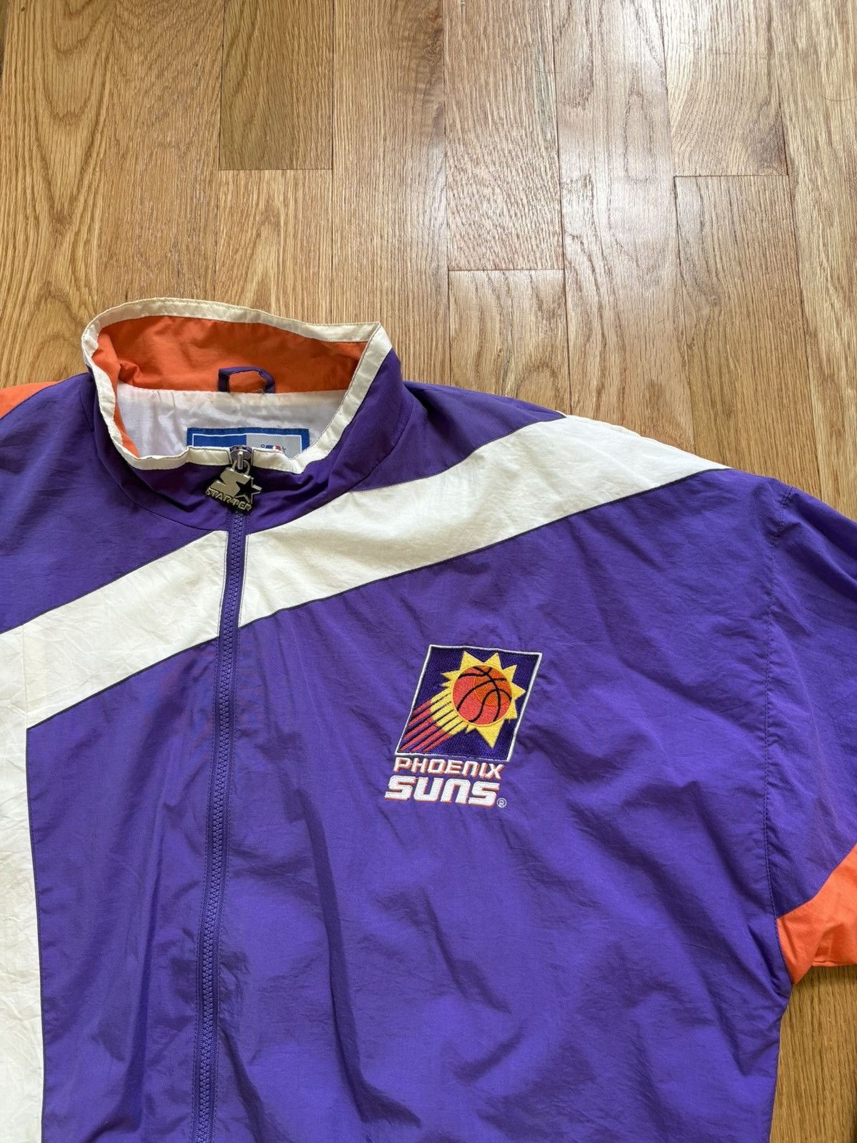 Starter Phoenix Suns NBA Starter Vintage 90s Nylon Windbreaker XL Size US XL / EU 56 / 4 - 6 Thumbnail