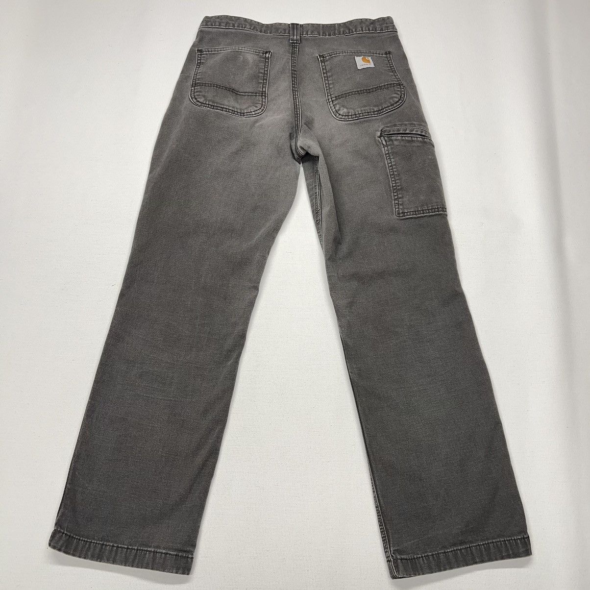 Carhartt Carhartt Pants Grey Relaxed Fit Carpenter Workwear Baggy Size US 30 / EU 46 - 12 Thumbnail