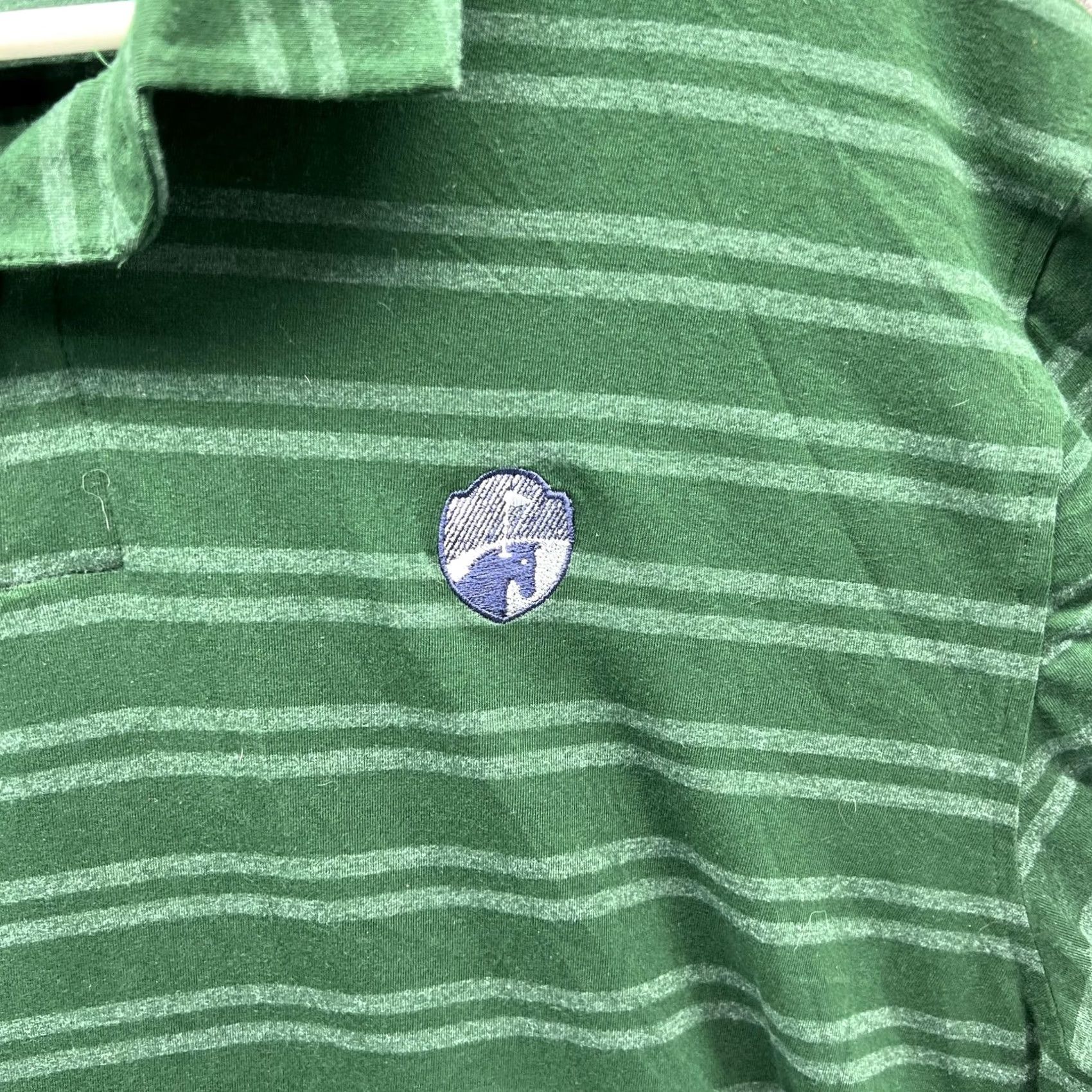 Under Armour Under Armour Polo Shirt Mens XL Green Striped Short Sleeve Golf Performance Size US XL / EU 56 / 4 - 4 Thumbnail