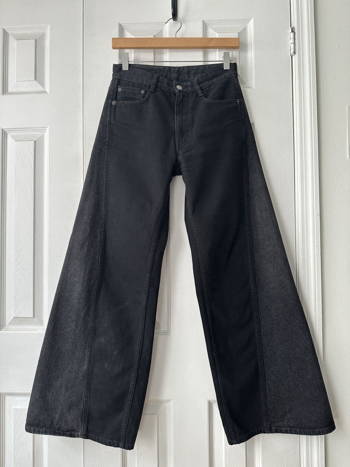 MM6 Maison Margiela MM6 Paneled Flare Denim Size 28" / US 6 / IT 42 - 1 Thumbnail