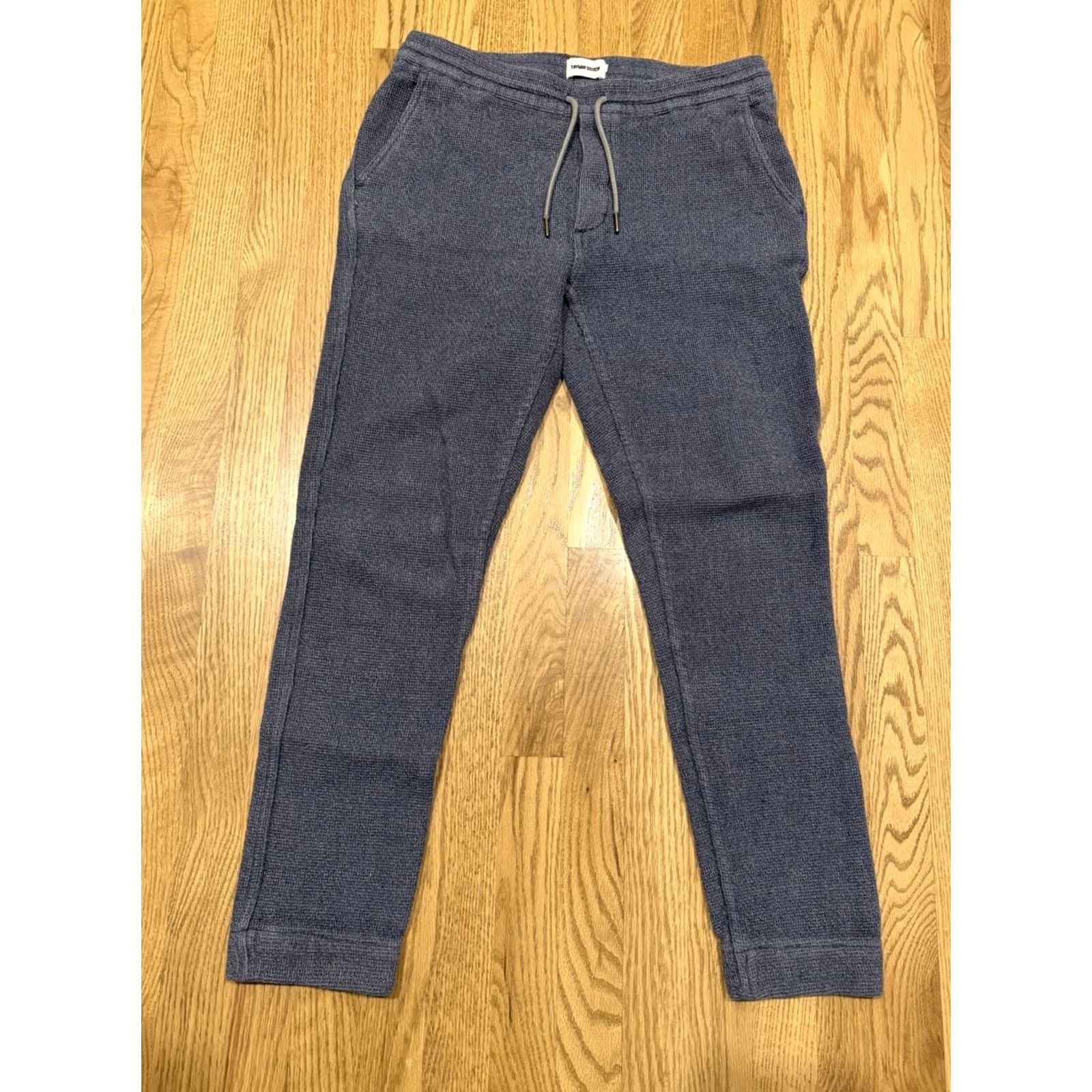 Taylor Stitch Taylor Stitch Pants Jogger Organic Cotton Waffle Knit Blue Size S Regular Men City Size US 29 - 4 Thumbnail
