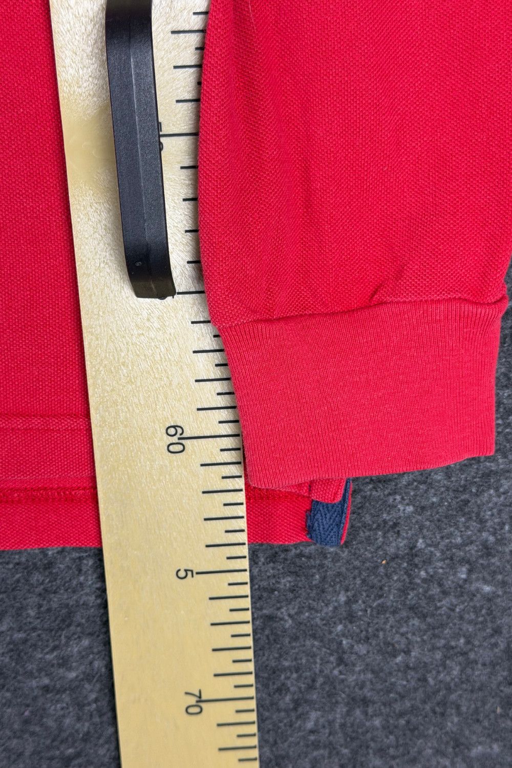 Polo Ralph Lauren Polo RL Big Pony Rugby Shirt LXVII Red Custom Fit Size L Size US M / EU 48-50 / 2 - 12 Thumbnail