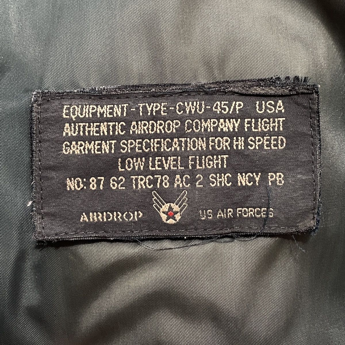 Vintage Vintage Military Airdrop Us Air Force Jacket 1990s Size US L / EU 52-54 / 3 - 10 Thumbnail