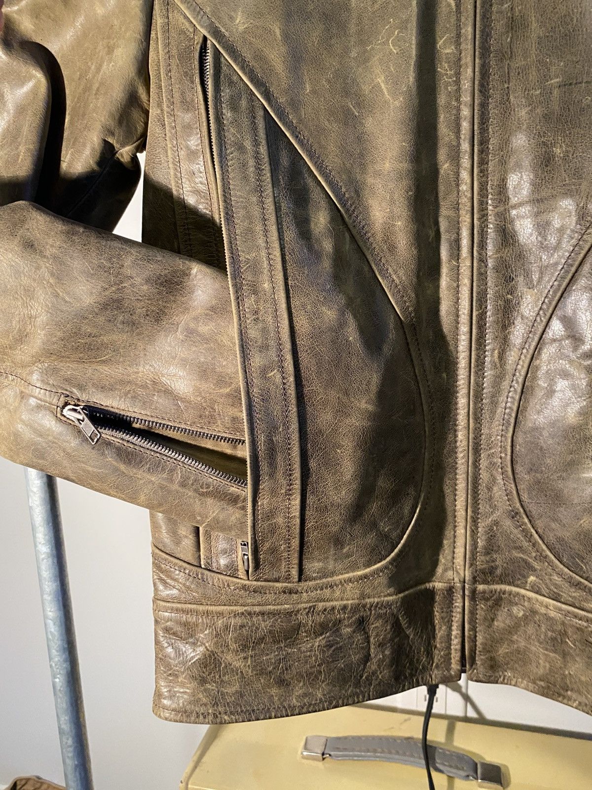 Maison Margiela SS01 Maison Margiela Southwest Buffalo 5-Zip Jacket Size US S / EU 44-46 / 1 - 6 Thumbnail