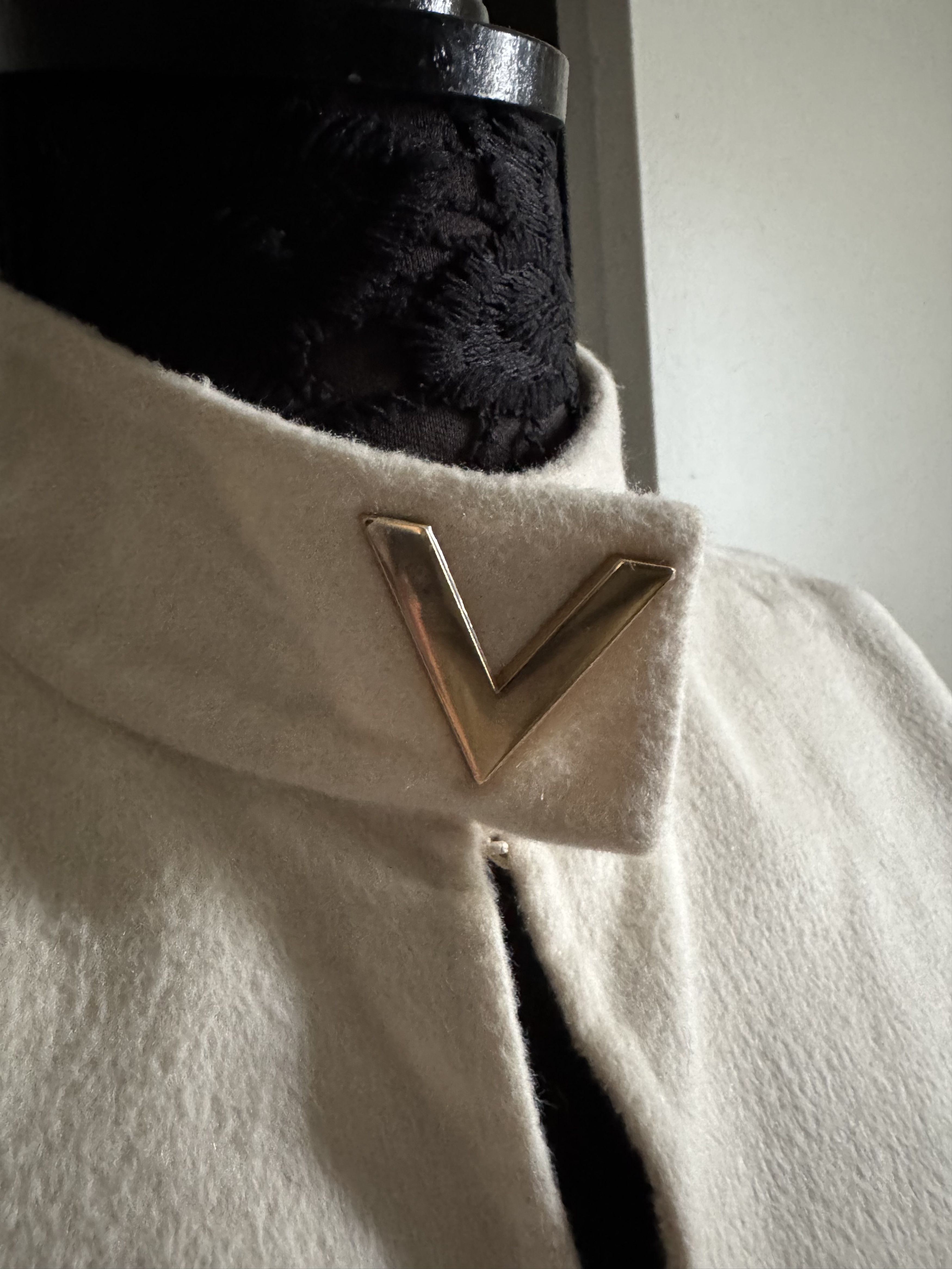 Valentino Valentino V neck logo wool cape Size XS / US 0-2 / IT 36-38 - 7 Thumbnail