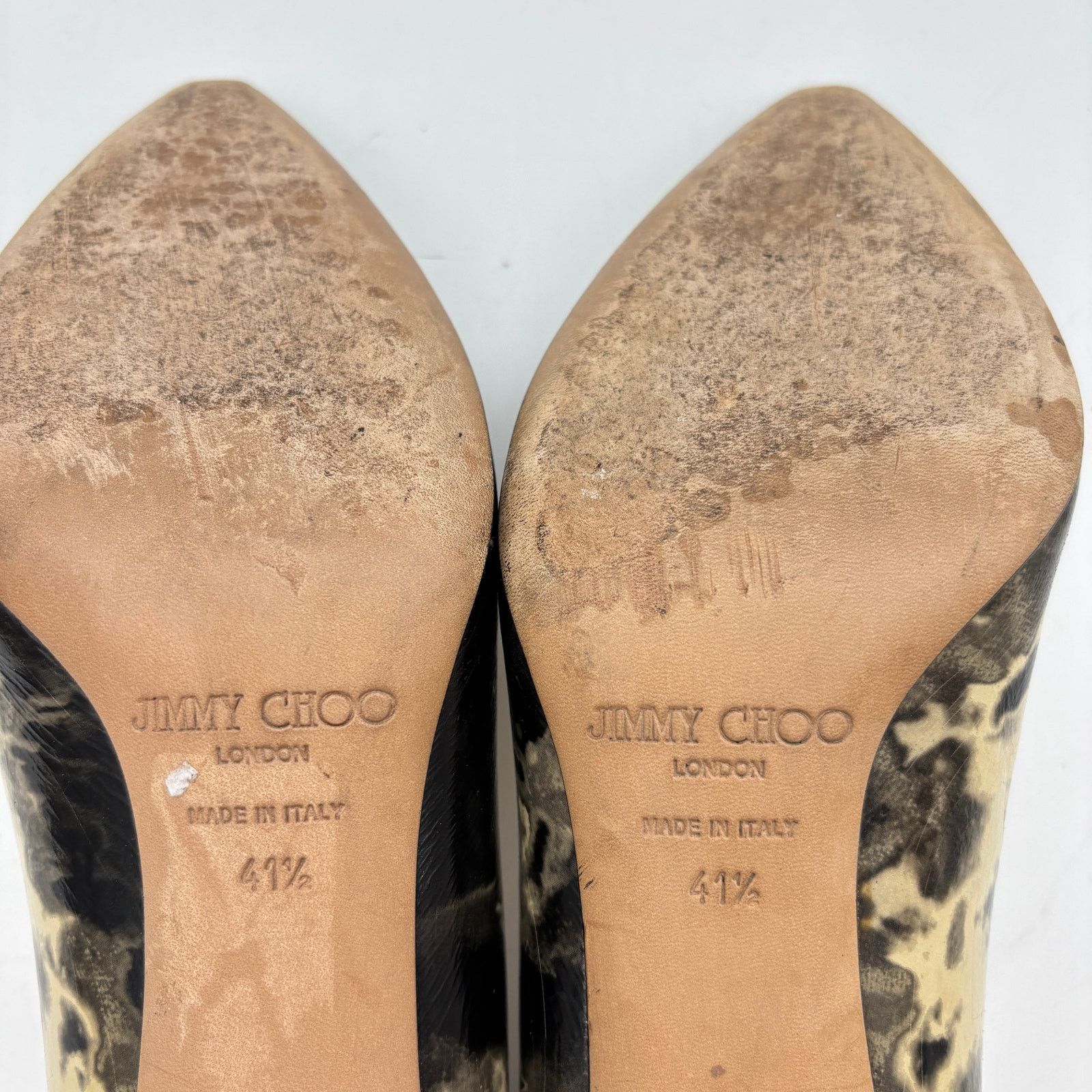 Jimmy Choo Jimmy Choo Romy 85 Patent Leather Heels Pumps Women's 41.5 Size US 11.5 / IT 41.5 - 9 Thumbnail