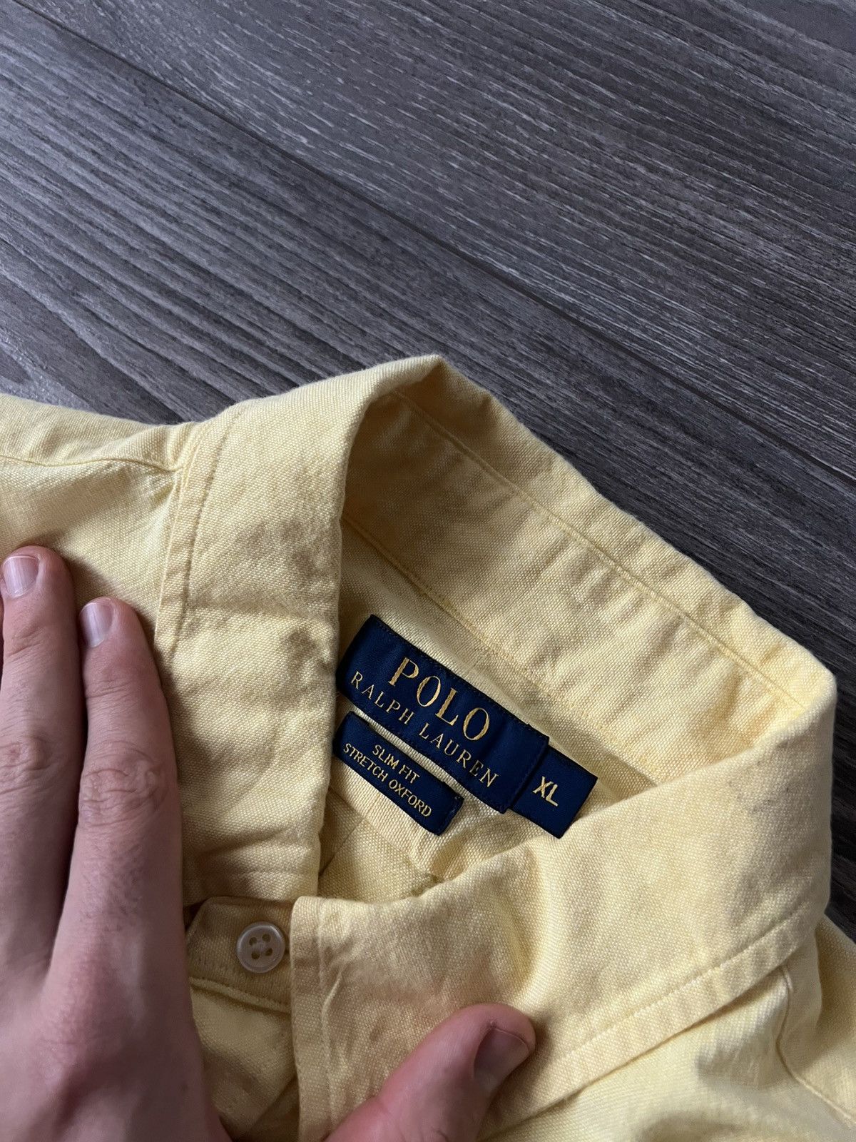 Polo Ralph Lauren × Ralph Lauren ‼️Polo Ralph Lauren RRL Multicolor Logo Lemon Shirt‼️ Size US XL / EU 56 / 4 - 16 Thumbnail