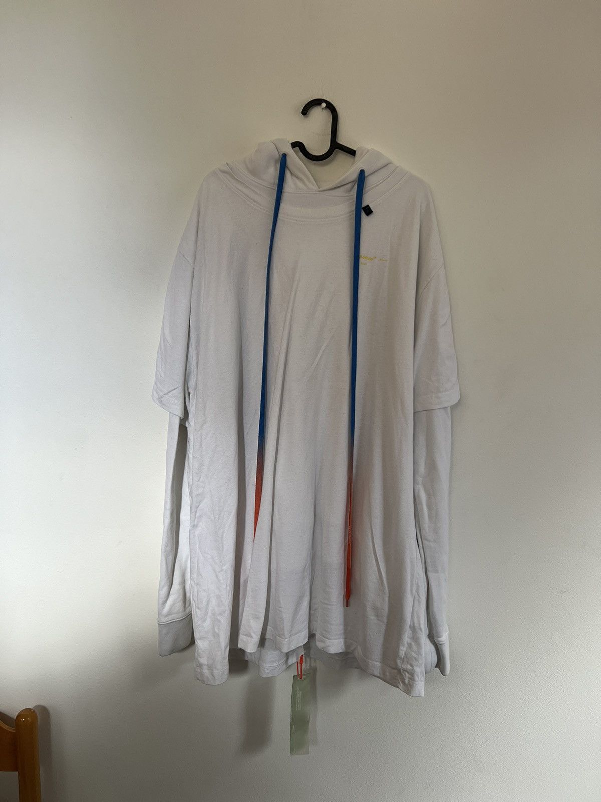 Off-White × Virgil Abloh Off white Acrylic Hoodie Size US XL / EU 56 / 4 - 2 Thumbnail
