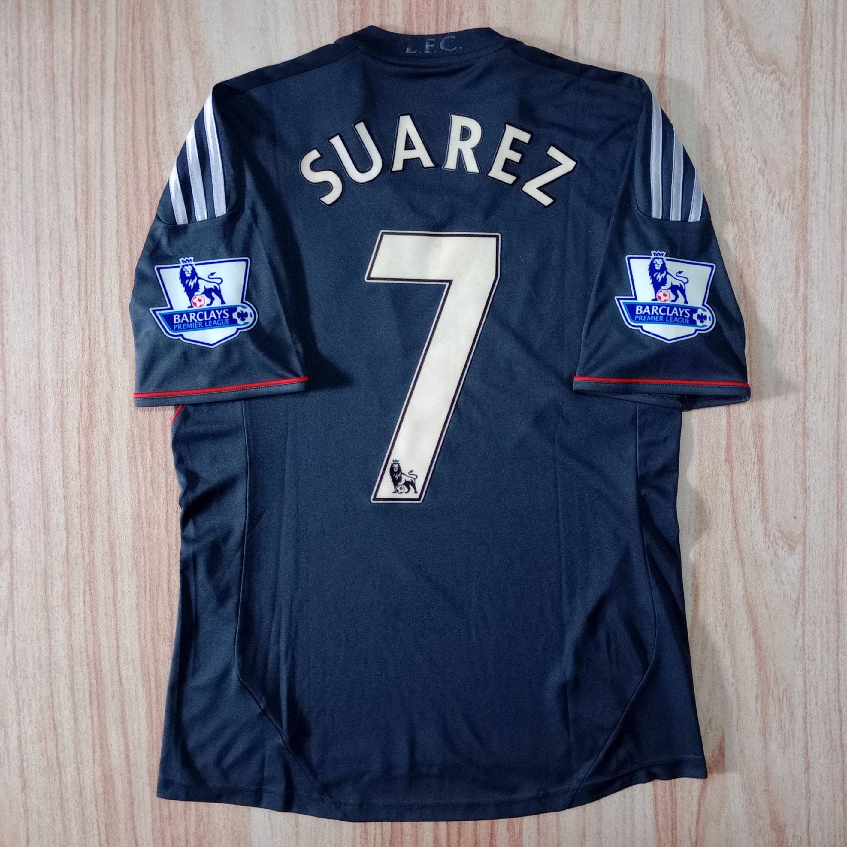 Adidas Liverpool 2011-2012 Away Jersey Luis Suarez 7 Size US S / EU 44-46 / 1 - 2 Thumbnail