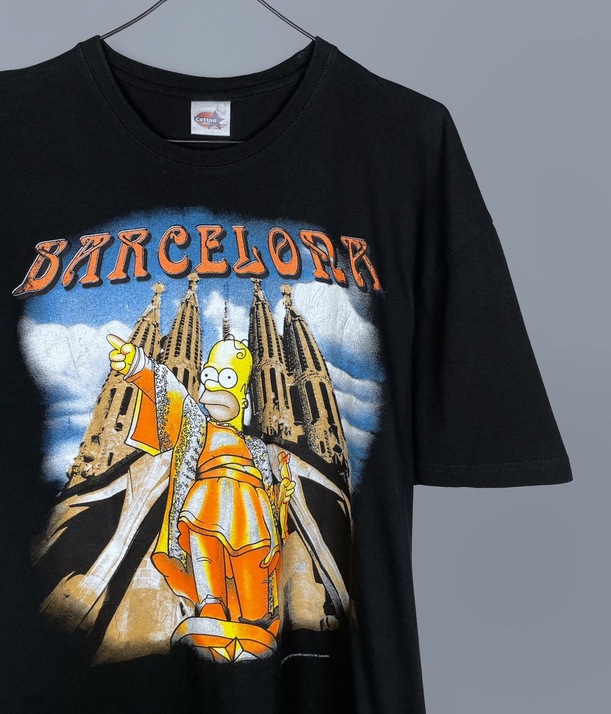 Vintage Vintage 1999 The Simpsons Homer Barcelona Cartoon T-Shirt L Size US L / EU 52-54 / 3 - 2 Thumbnail