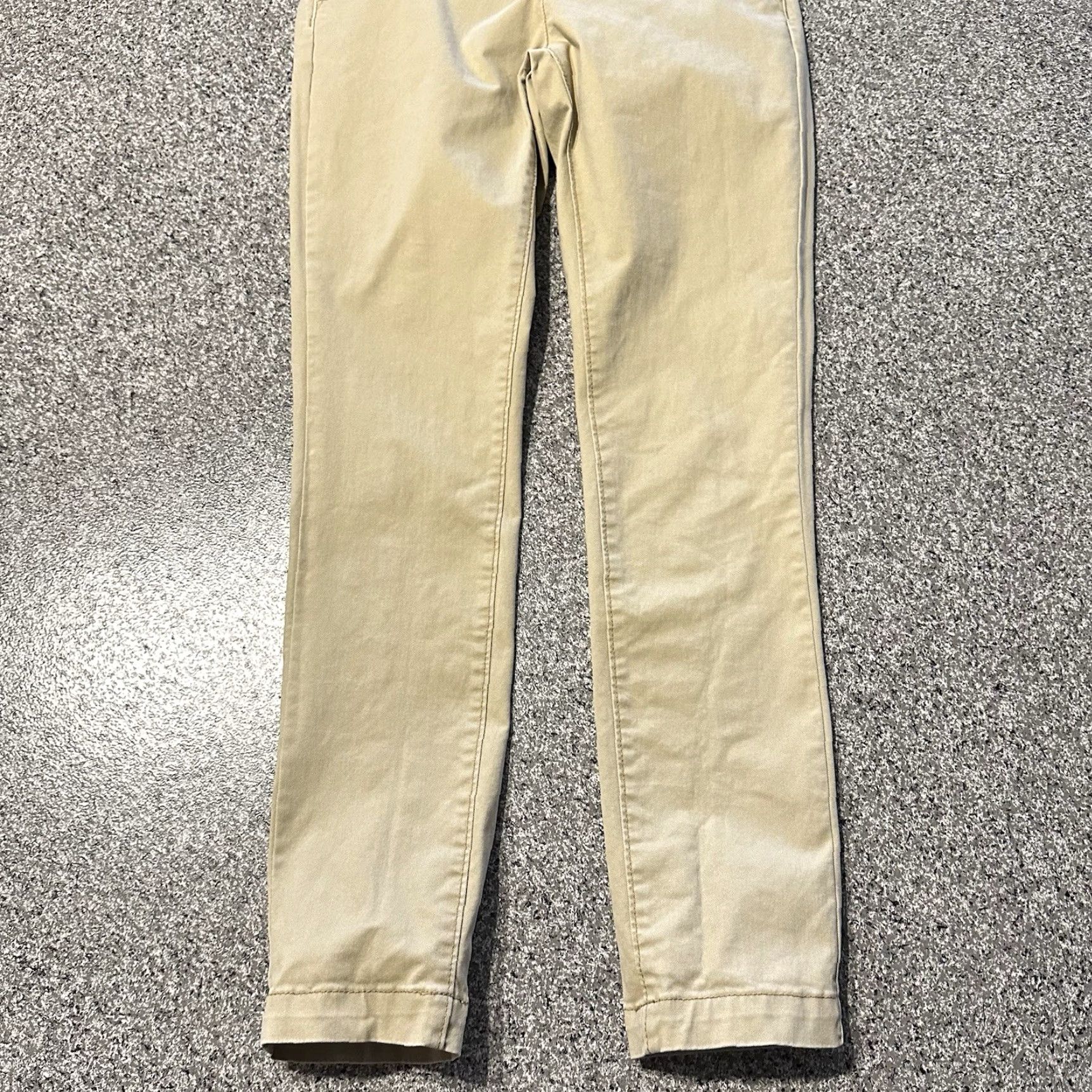 Vintage Aéropostale Pants Mens 28x30 Skinny Chino Beige - Pant, Slim, Regular, 100% Cotton, Flat Front, Pockets, Solid Pattern, 28 in, Beige, Men Size US 28 / EU 44 - 3 Thumbnail