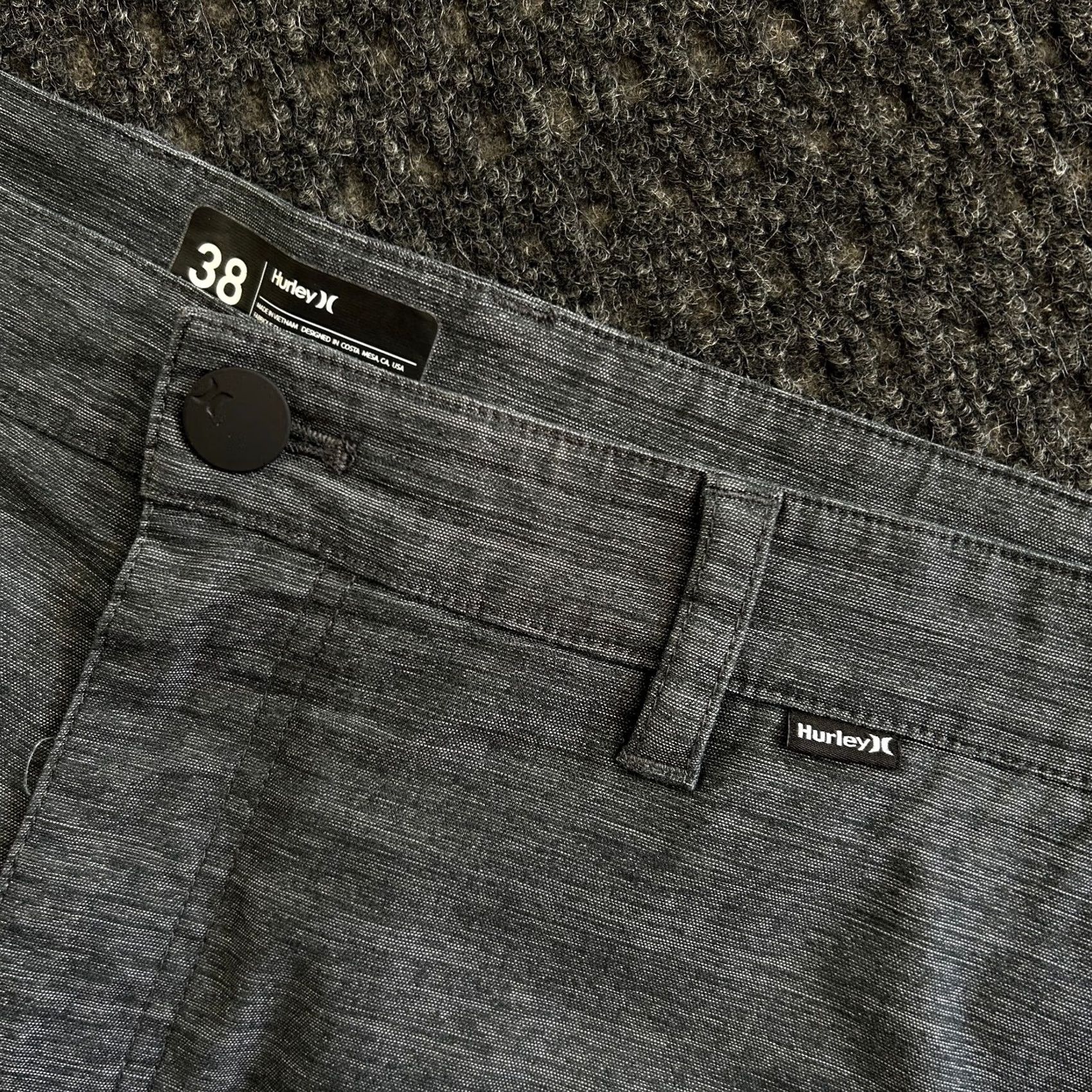 Hurley Hurley H2O-Dri Breathe Walkshorts Mens Shorts 38 Gray Casual Beach Golf Surf Size US 38 / EU 54 - 3 Thumbnail